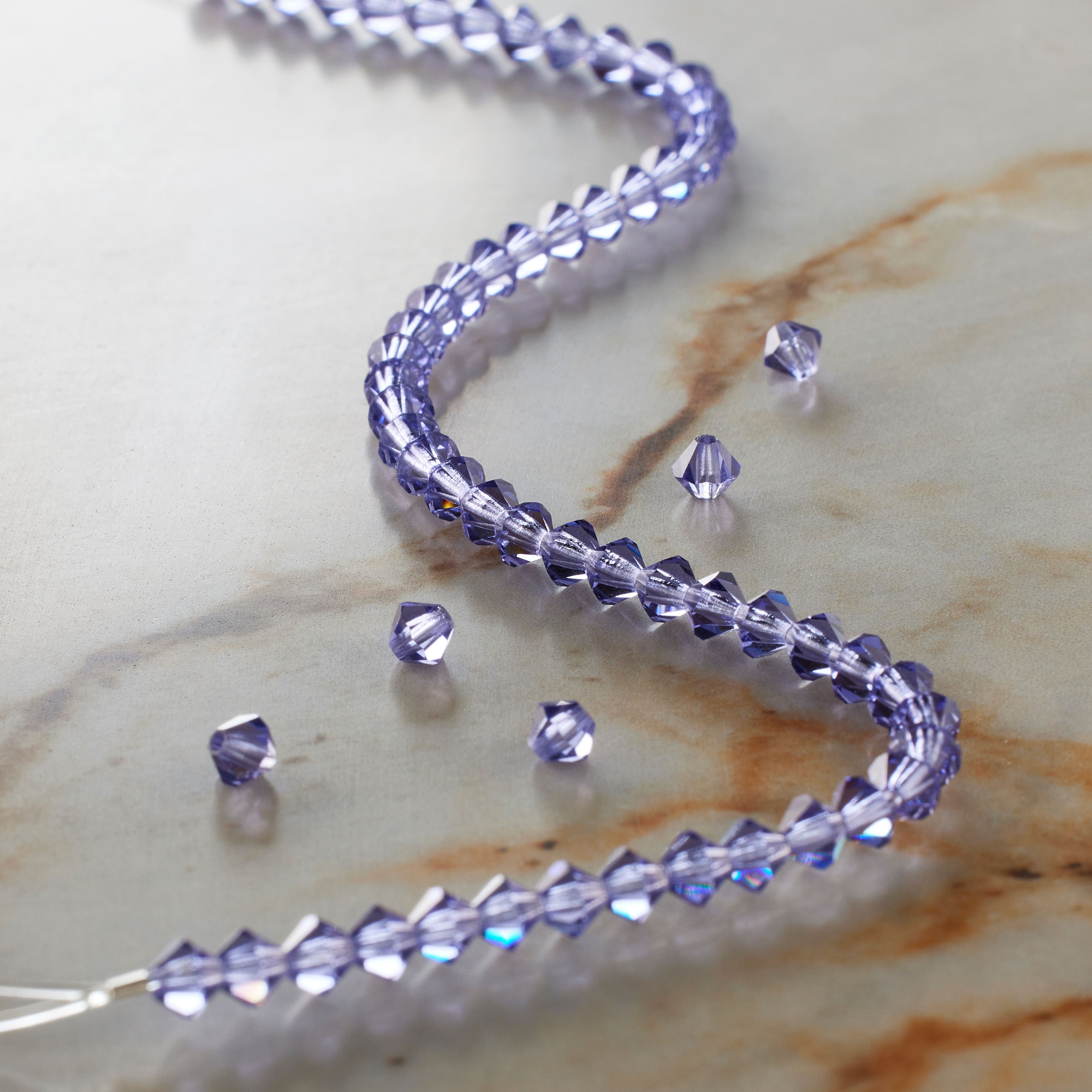 12 Pack: Preciosa Glass Crystal Bicone Beads, 4mm by Bead Landing™