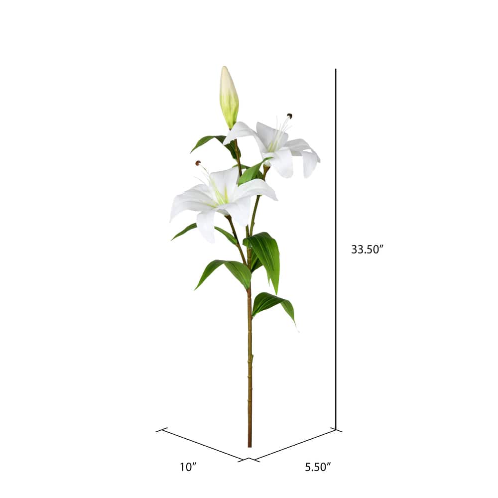 White Lily Spray