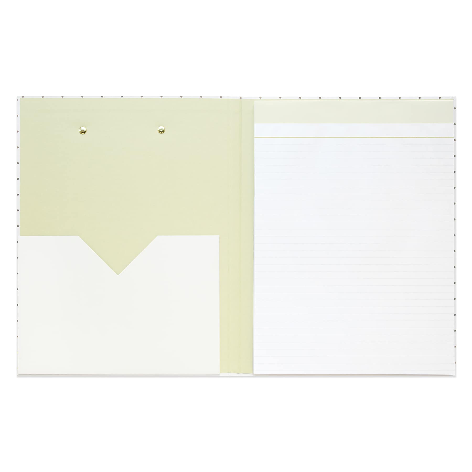 9.25" x 12.25" Gold Foil Dots Clipfolio by Recollections™