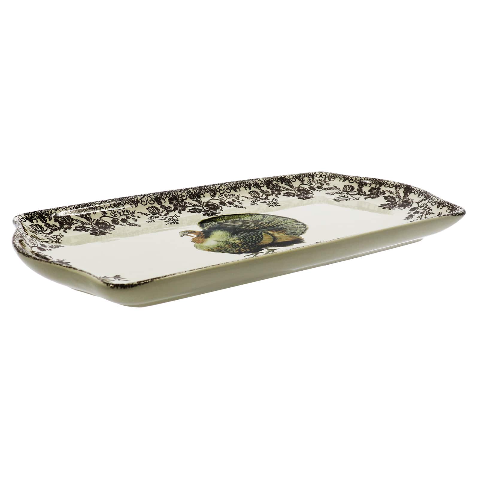 16" x 8" Turkey Ceramic Serving Plate by Ashland®
