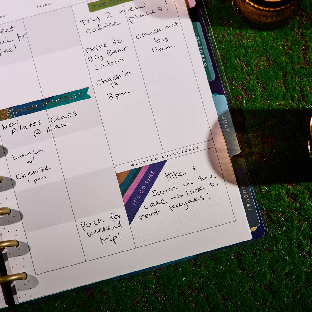 Le planificateur classique Happy Planner Énergie florale