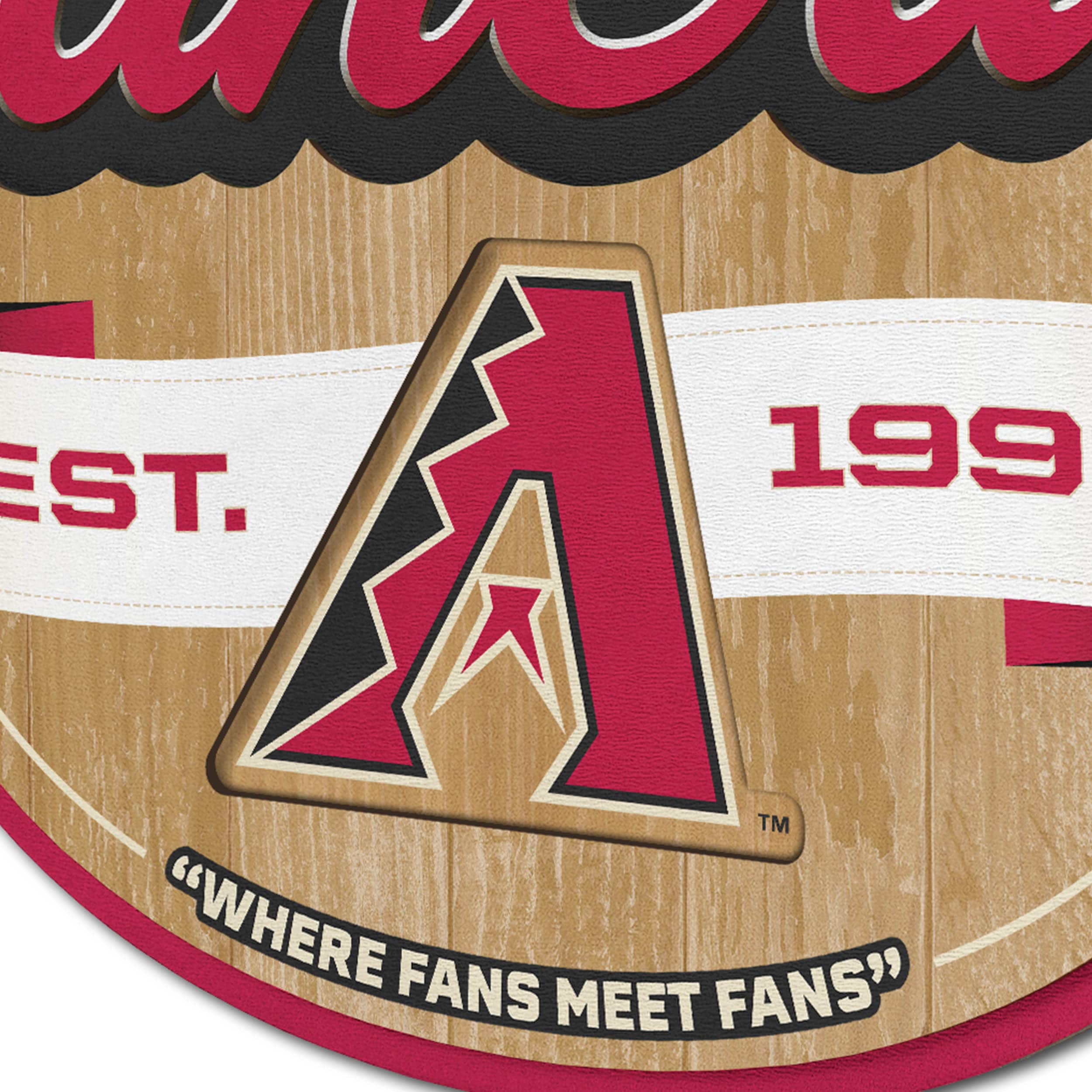 MLB Fan Cave Sign