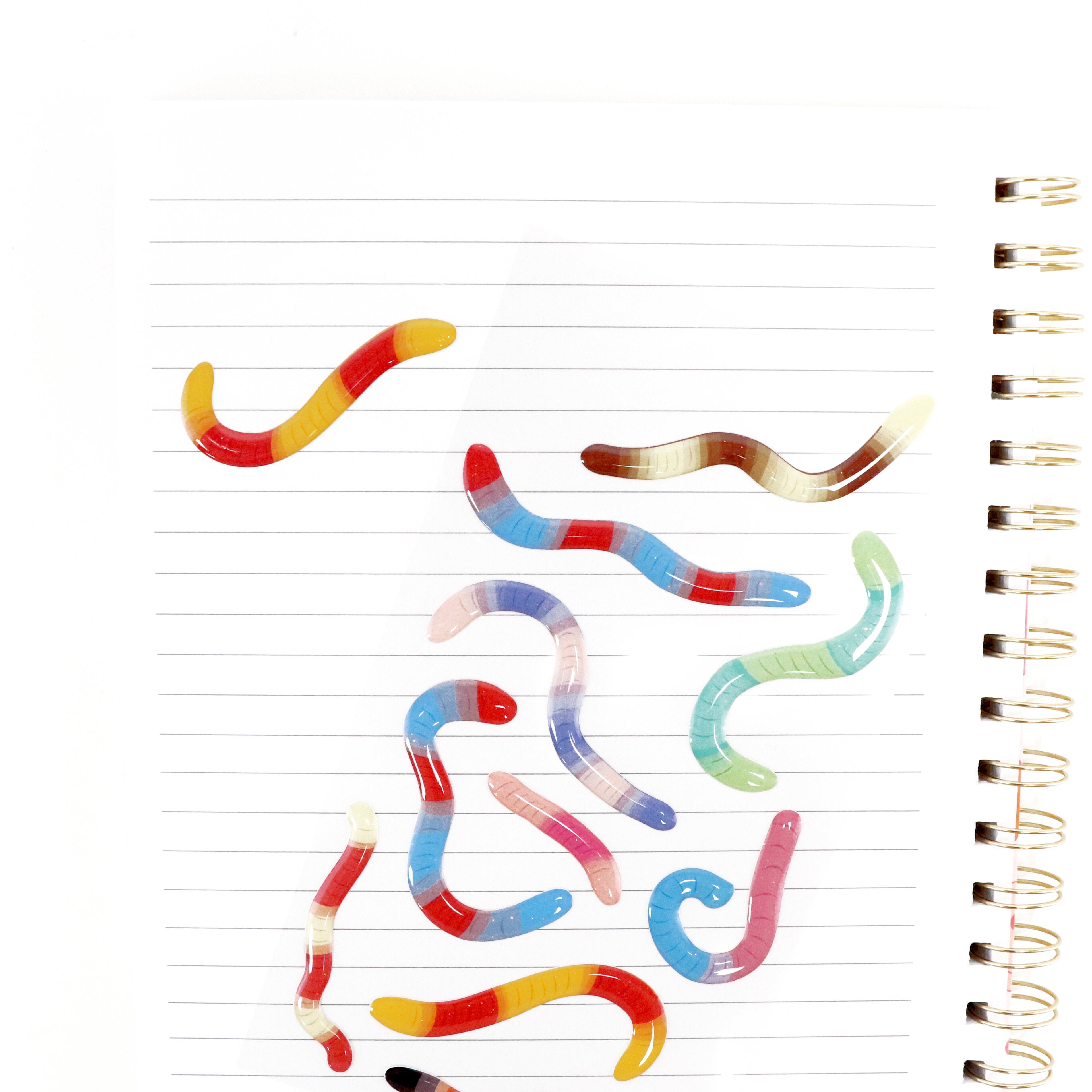 Gummy Worm Stickers by Recollections™