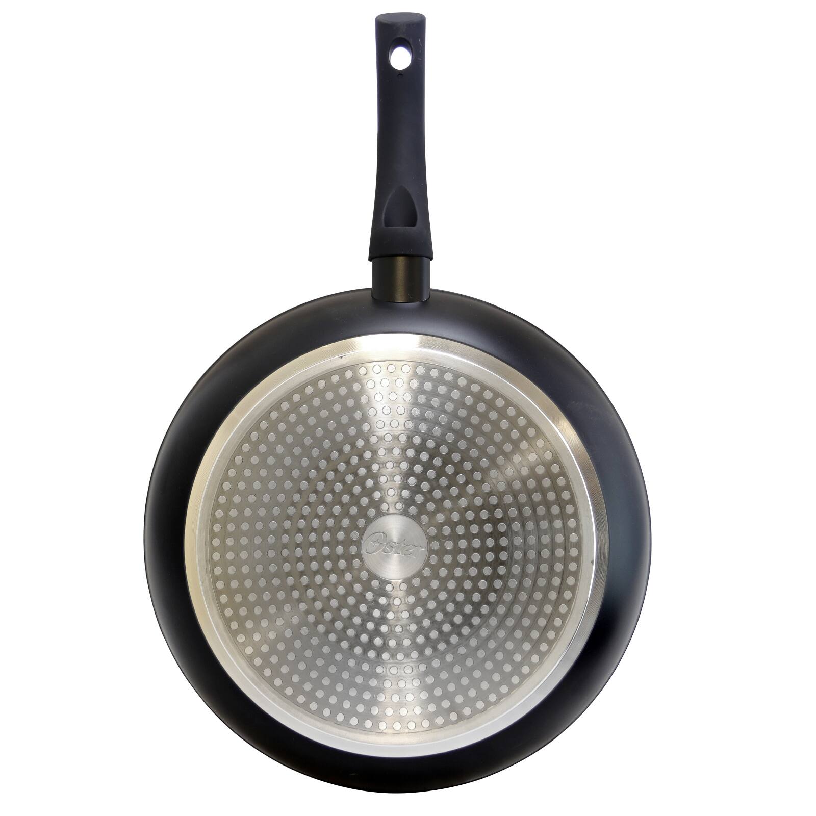 Oster Allston Black 12" Aluminum Nonstick Frying Pan