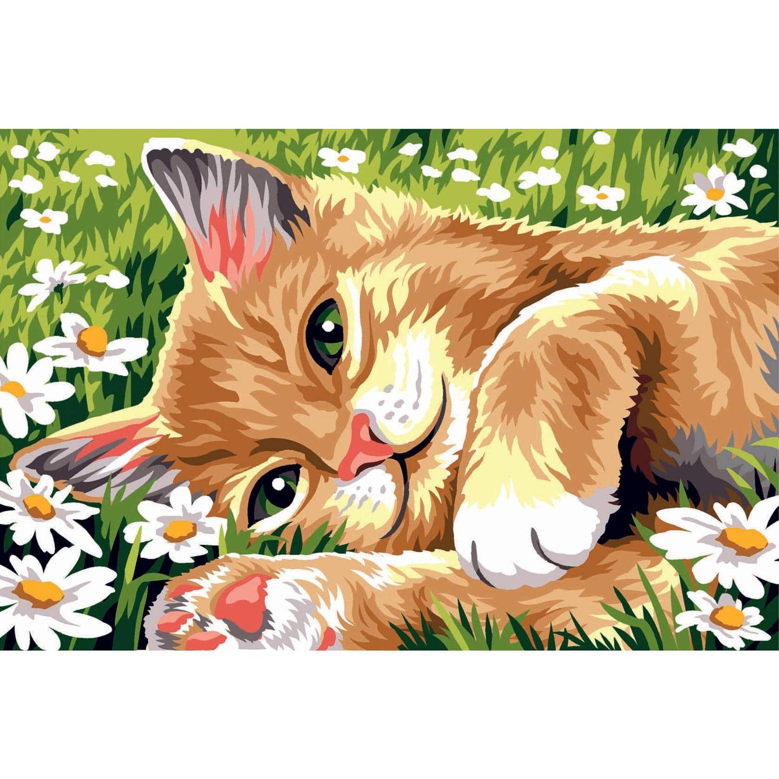 Gobelin Laying In The Grass Printed Tapestry Canvas