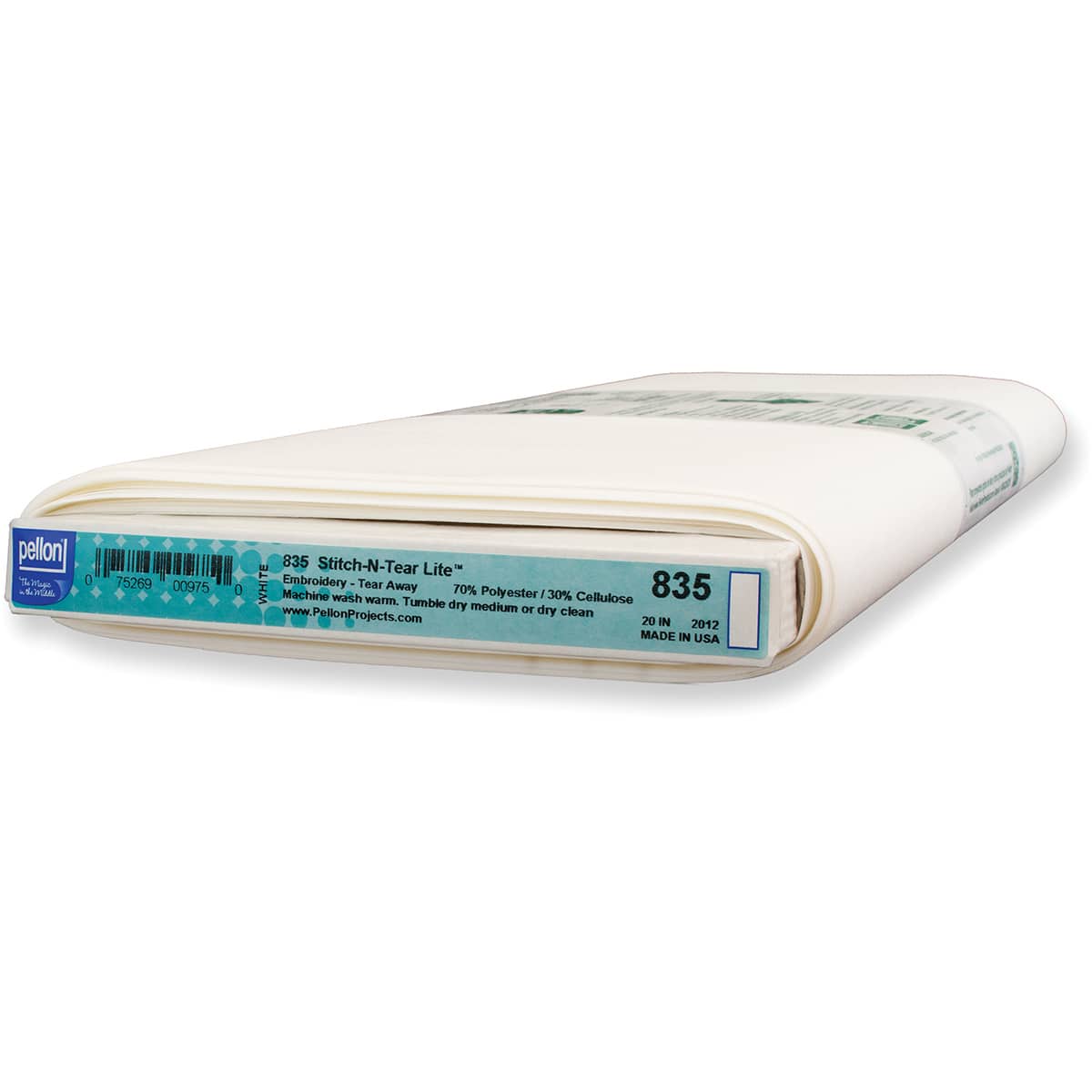 Pellon® Stitch-N-Tear Lite™ White Tear-Away Embroidery Stabilizer, 20'' x 25yd.
