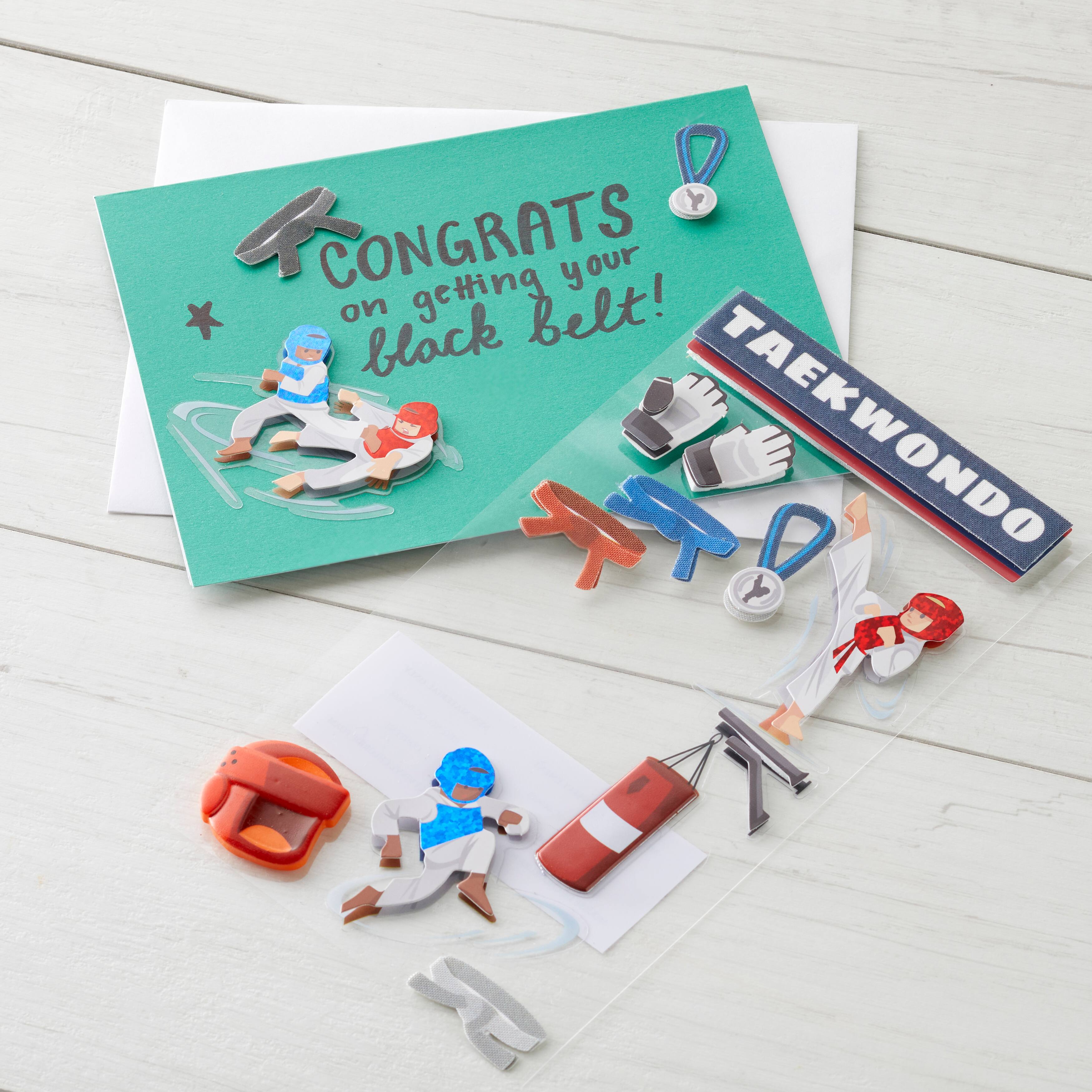 Tae Kwon Do Dimensional Stickers by Recollections™