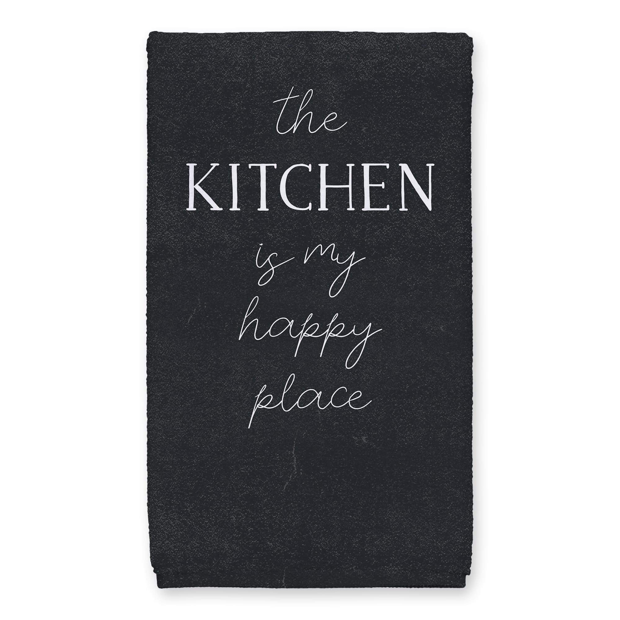 Kitchen is my Happy Place 16" x 25" Tea Towel Set of 2