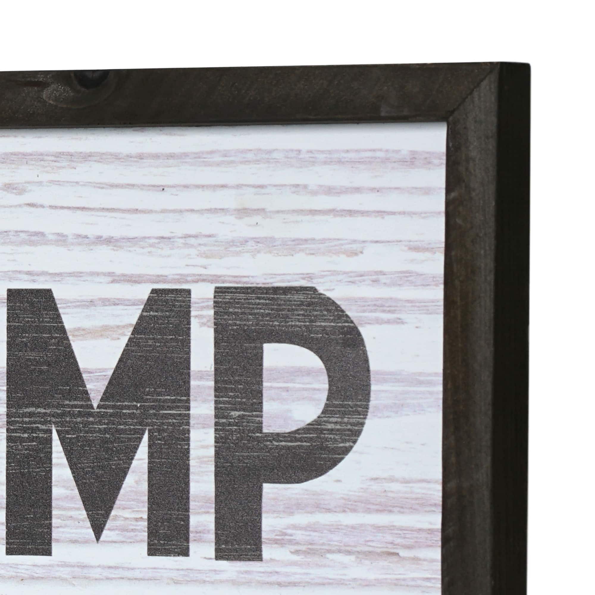 American Art Décor™ 36" Fish, Hunt, Camp Wood Novelty Wall Sign