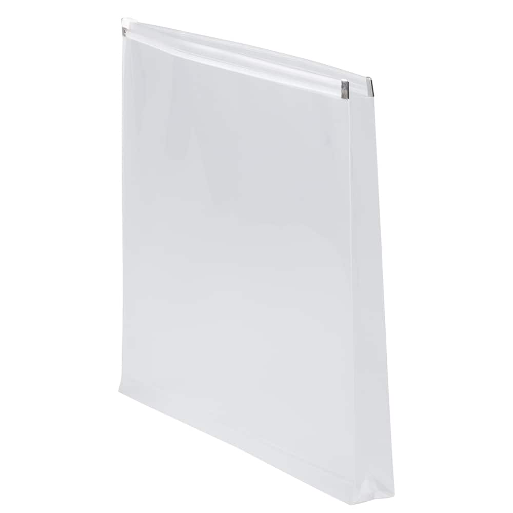 JAM Paper 9.75" x 13" Zip Closure Letter Booklet Plastic Envelopes, 12ct.