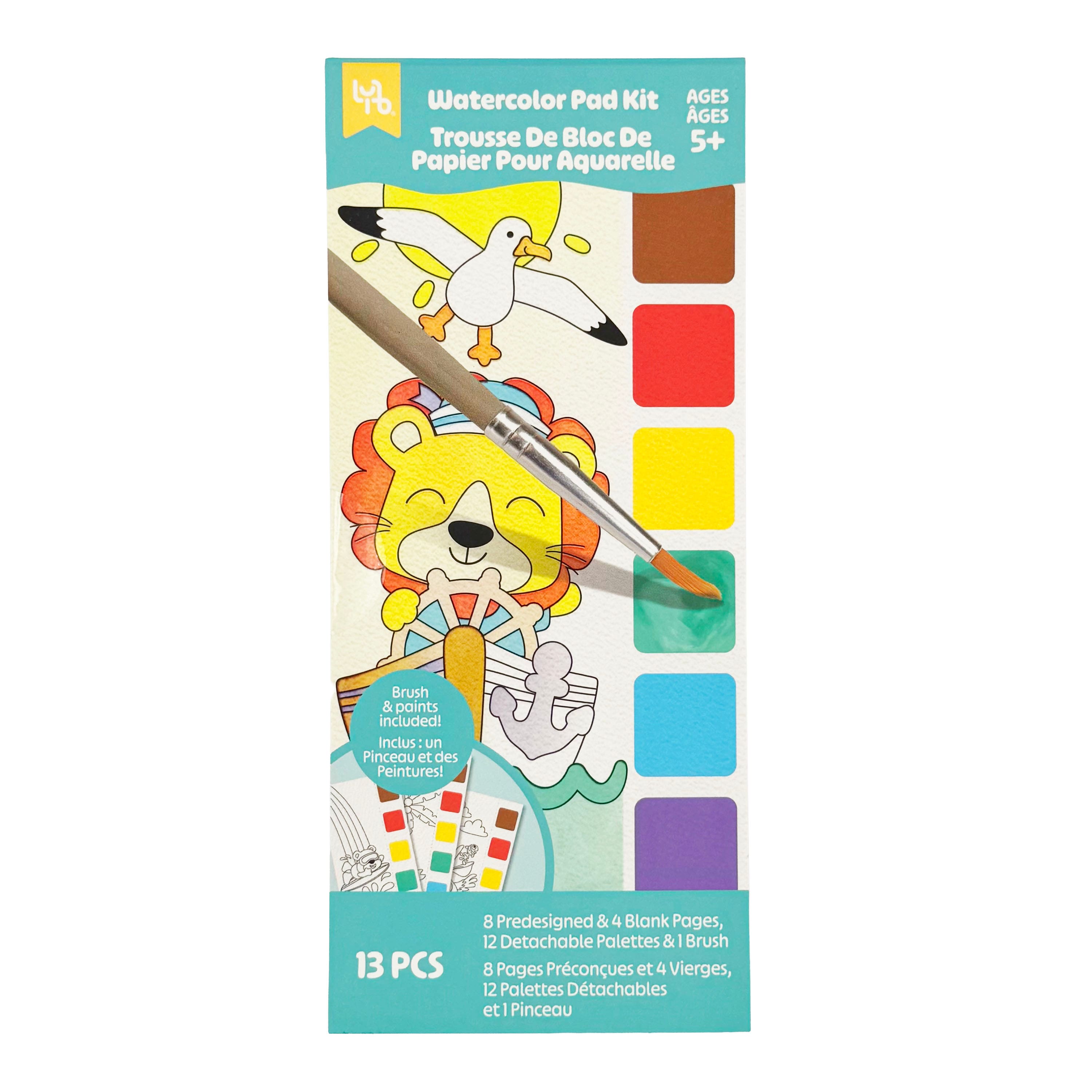 Little Yellow Bicycle® Sailing Bookmark Watercolor Pad Kit