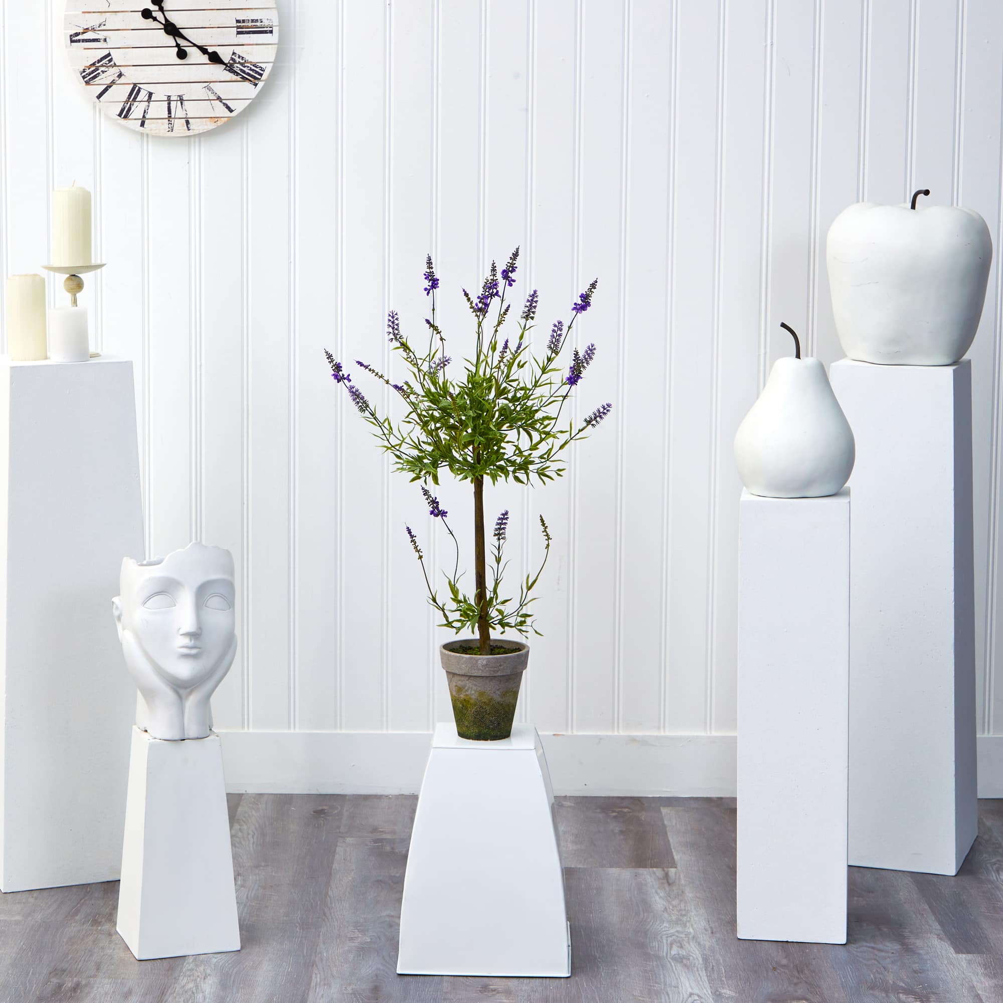 3ft. Potted Lavender Single Ball Topiary Tree