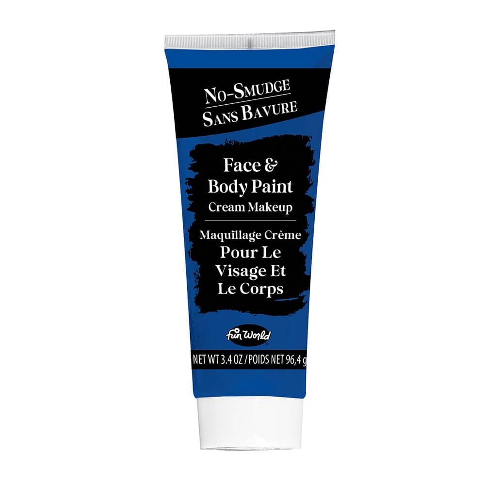 Fun World® 3.4oz. Cream No-Smudge Face & Body Paint with Brush