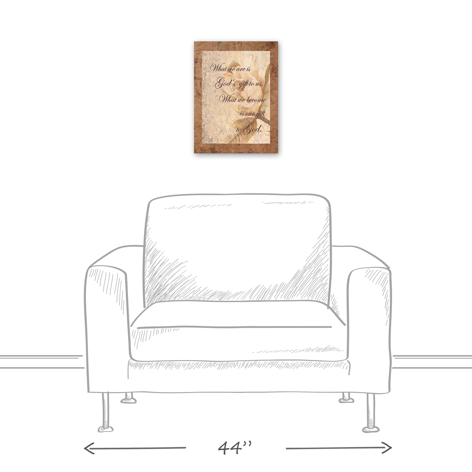 God's Gift 12" x 16" Canvas Wall Art