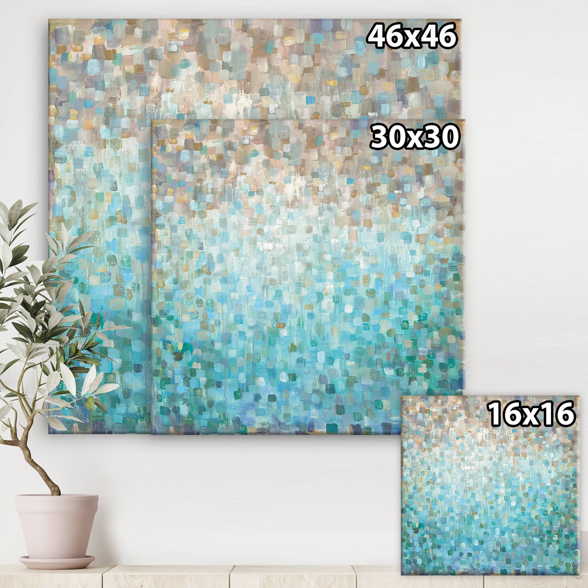 Designart - Blocked Abstract