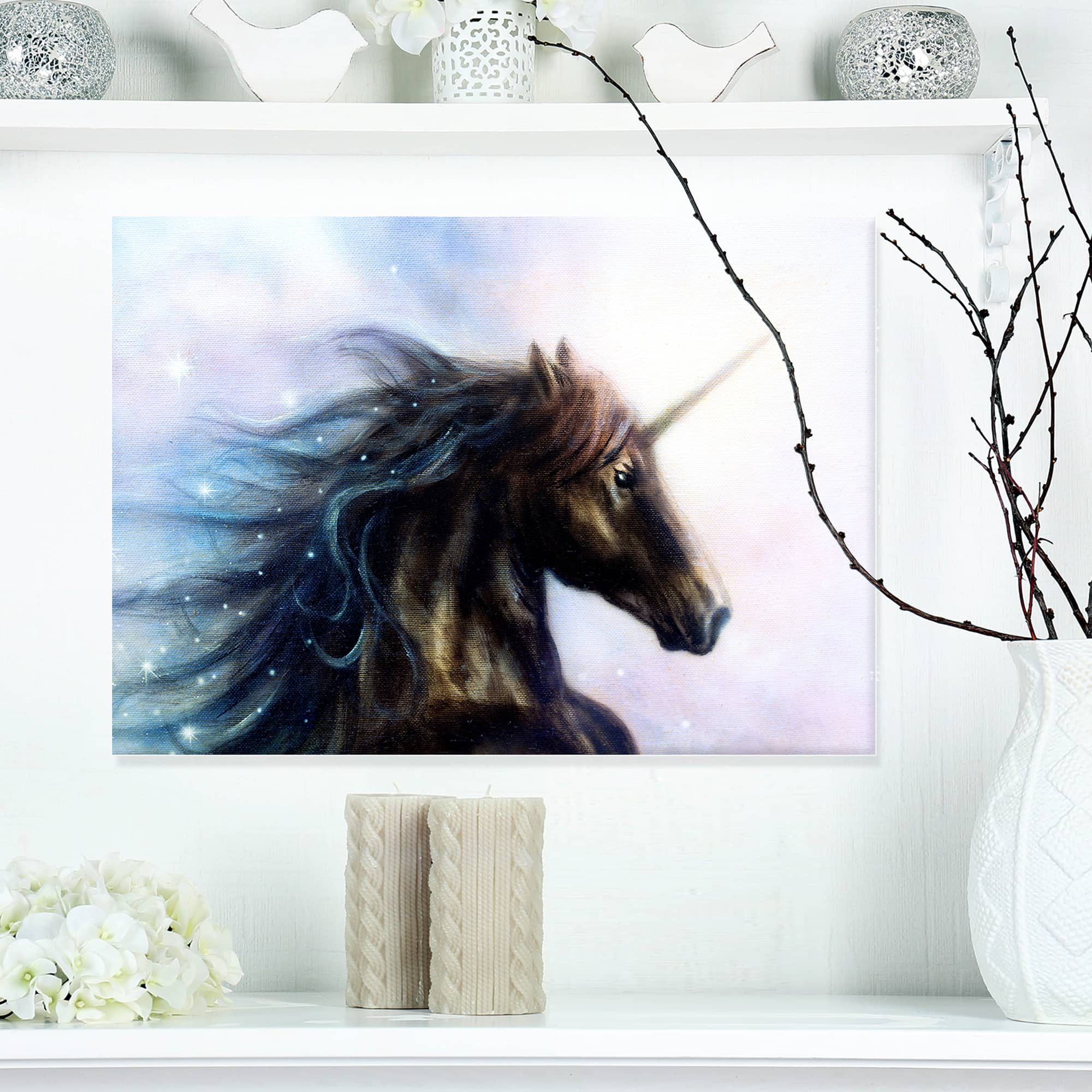 Designart - Black Unicorn