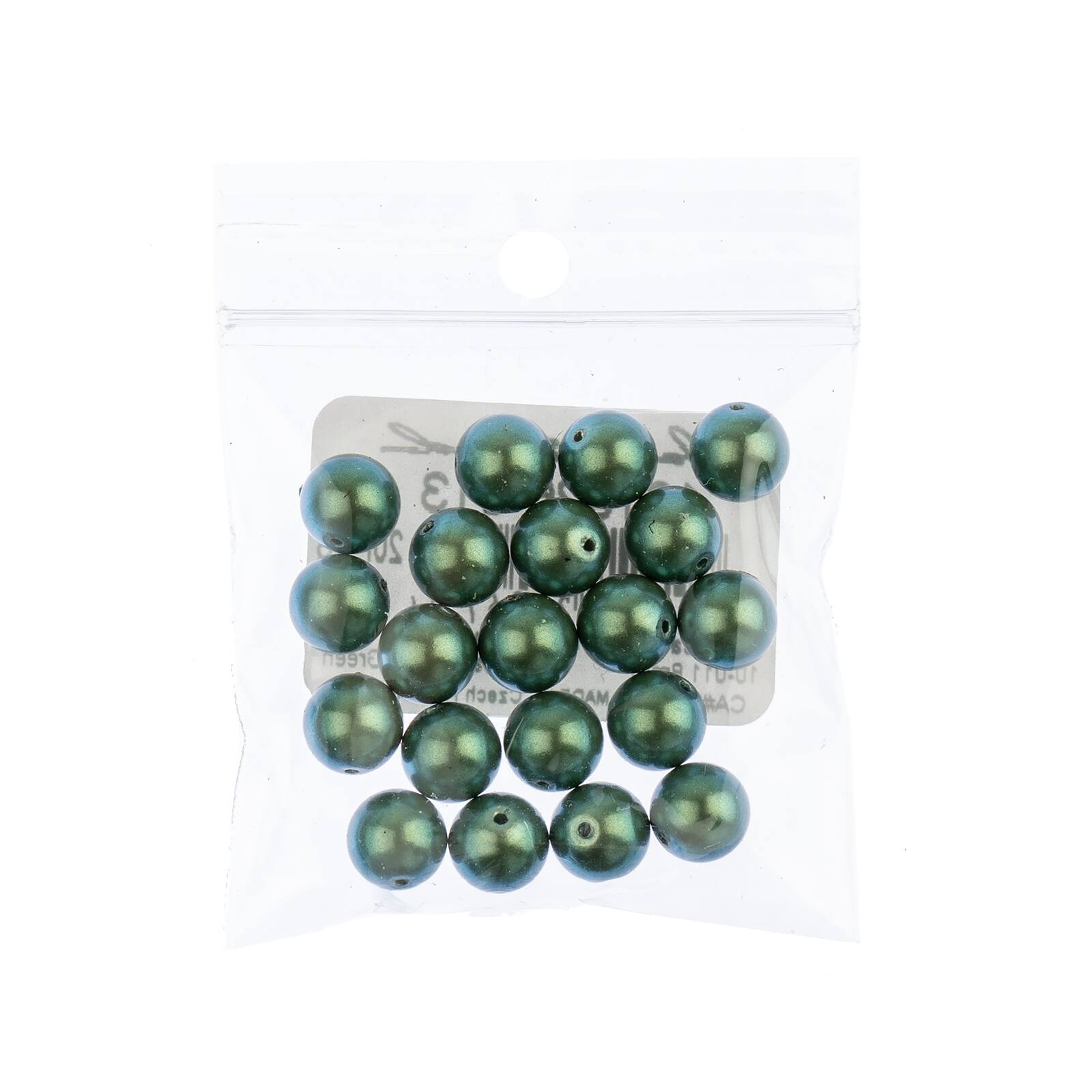 Preciosa Maxima 8mm Pearlescent Glass Nacre Pearls