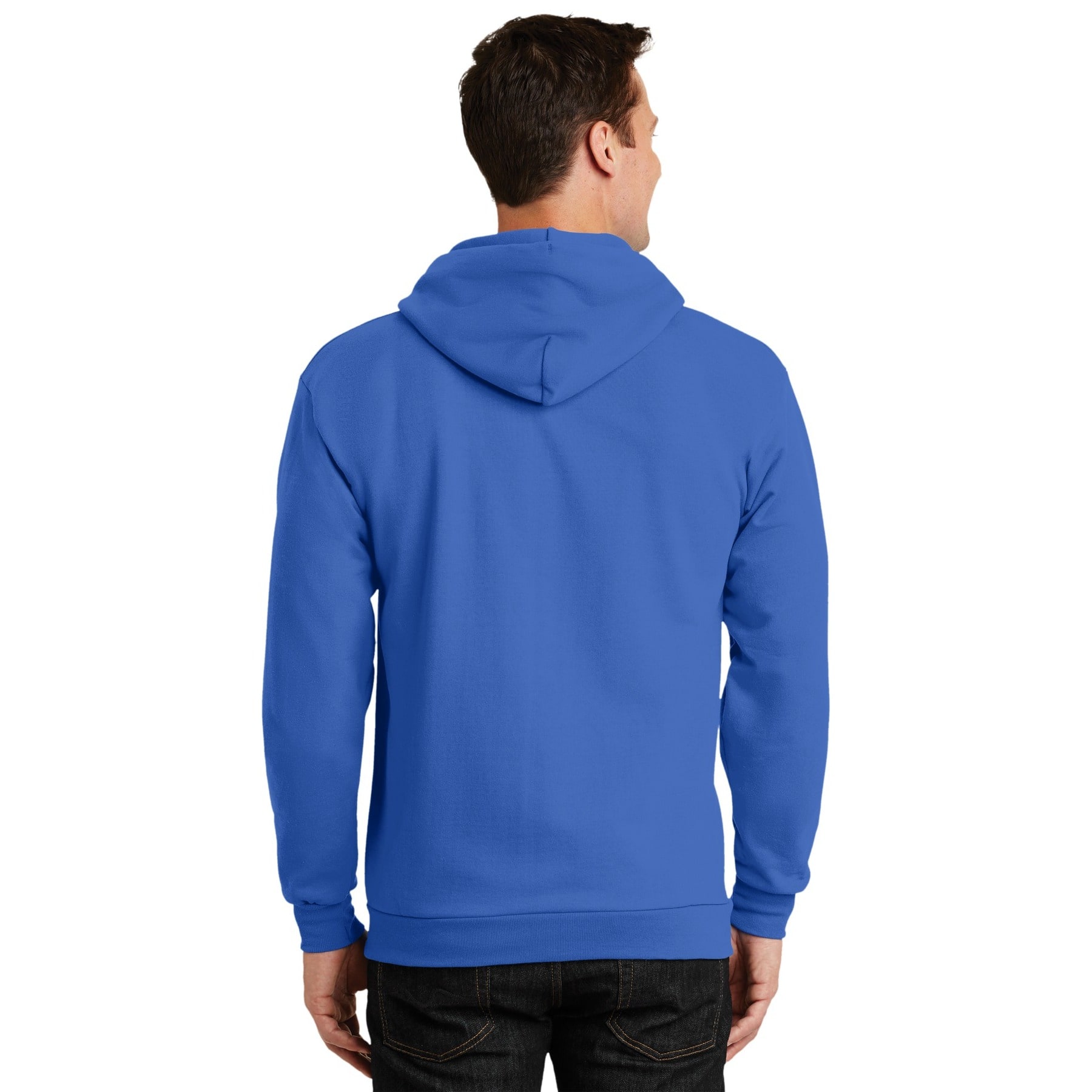 Port & Company® Tall Essential Fleece Full-Zip Hooded Sweatshirt