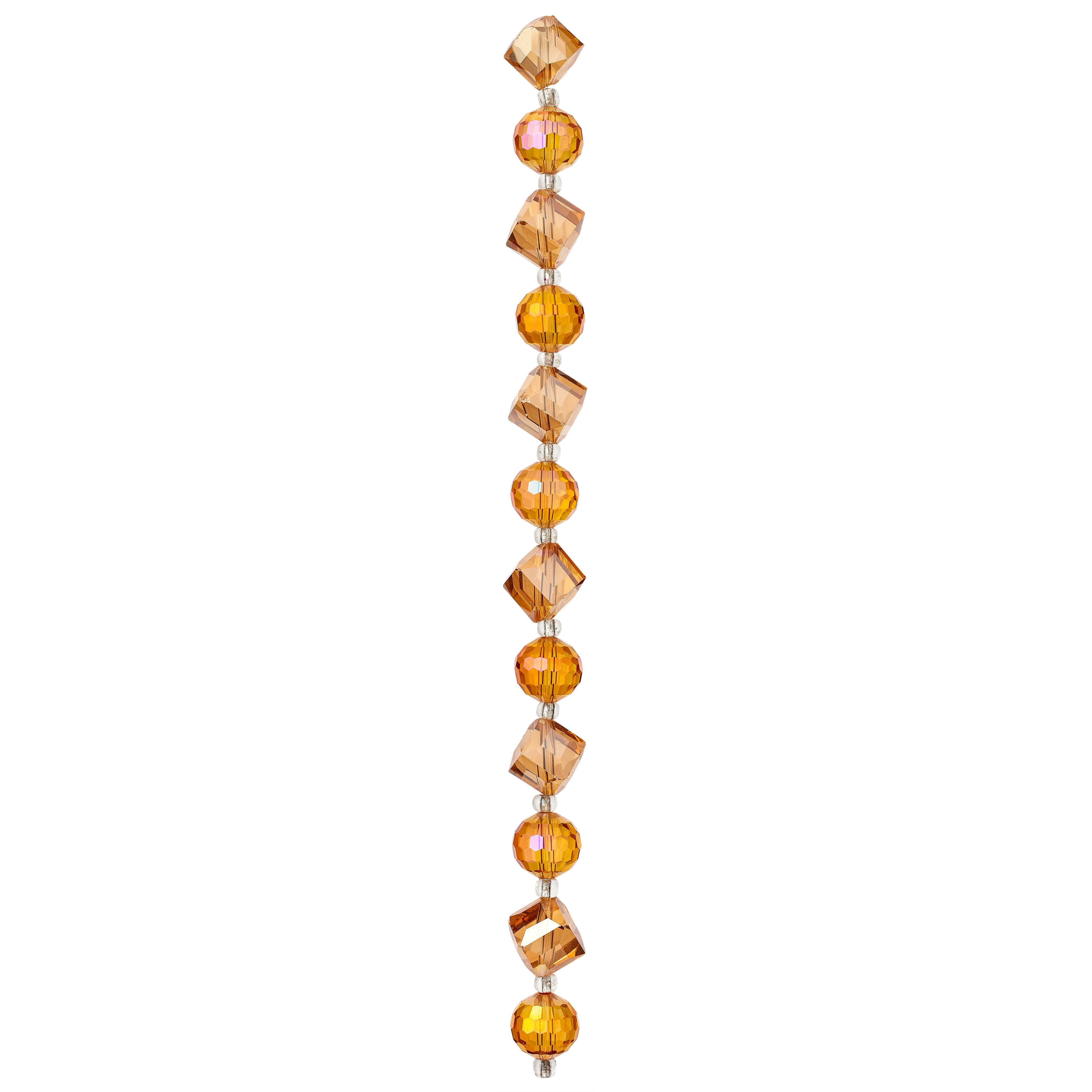 Amber Large Glass Mix Beads by Bead Landing™