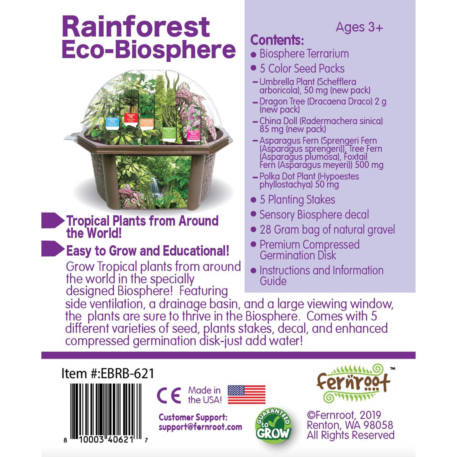 Fernroot Rainforest Biosphere Set