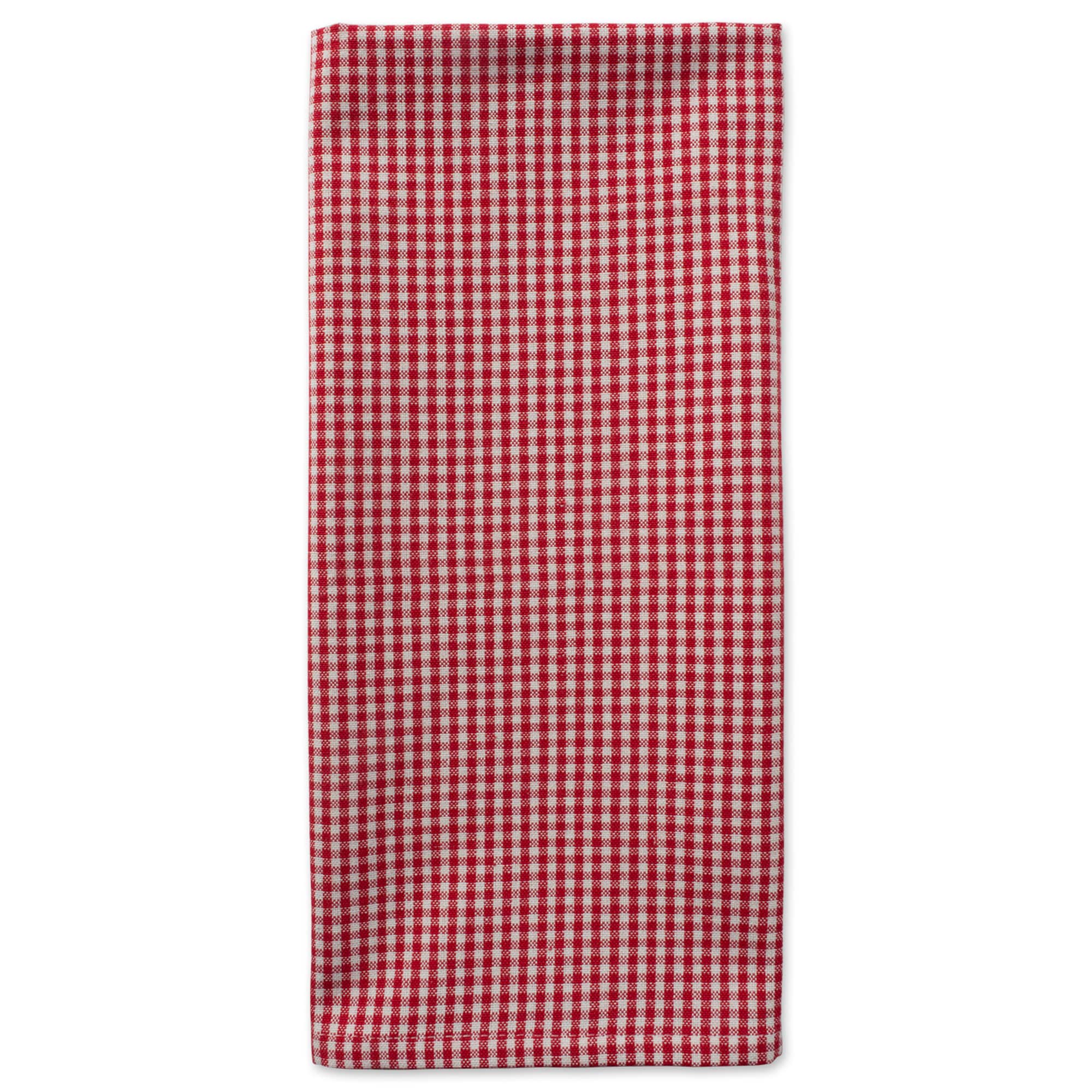 DII® Red Check & White Merry Christmas Dishtowel Set