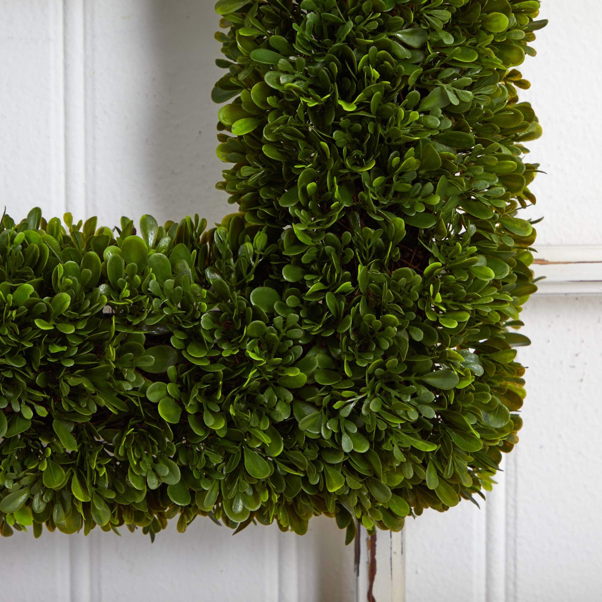 17” Square Tea Leaf Wreath