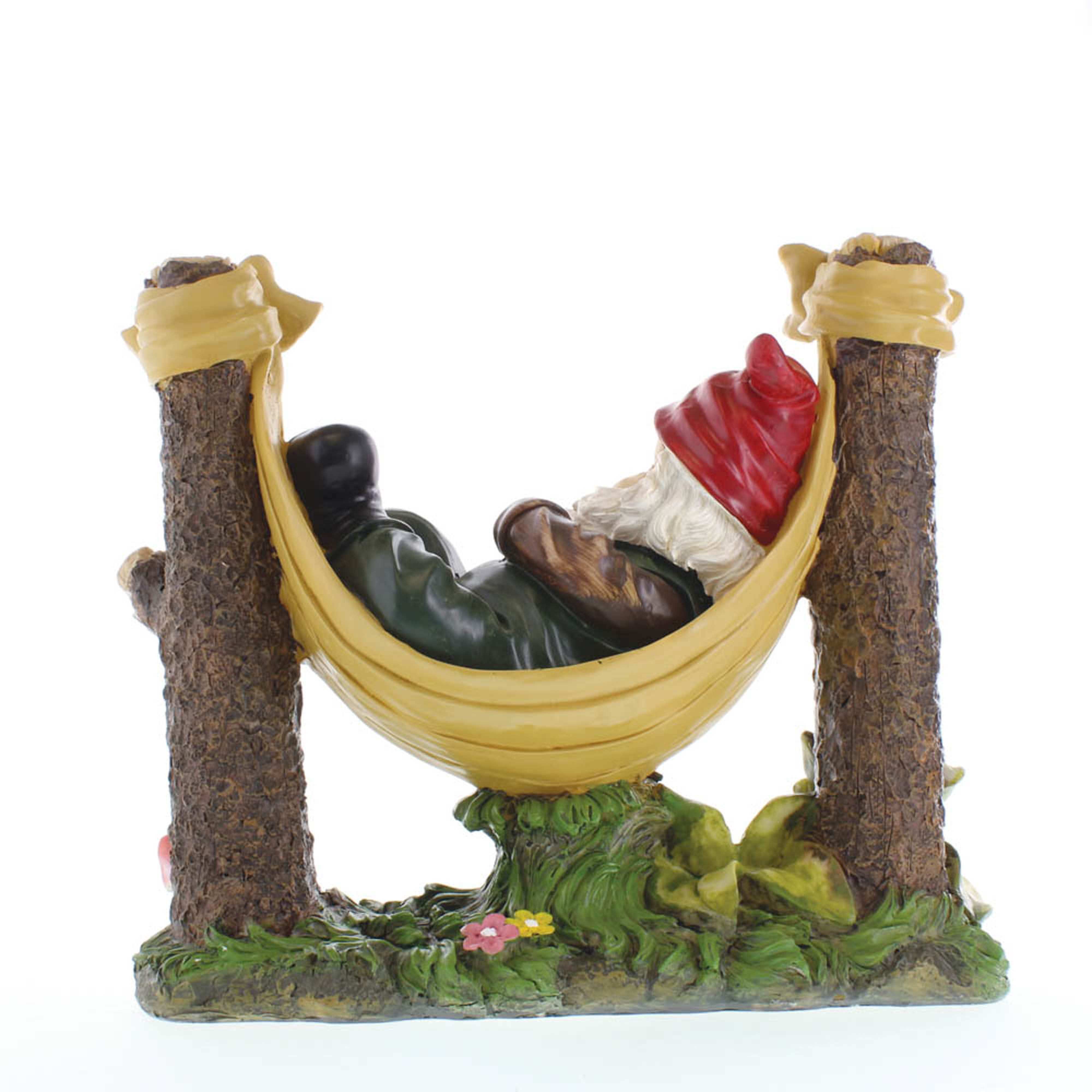 12" Slumbering Garden Gnome Statue