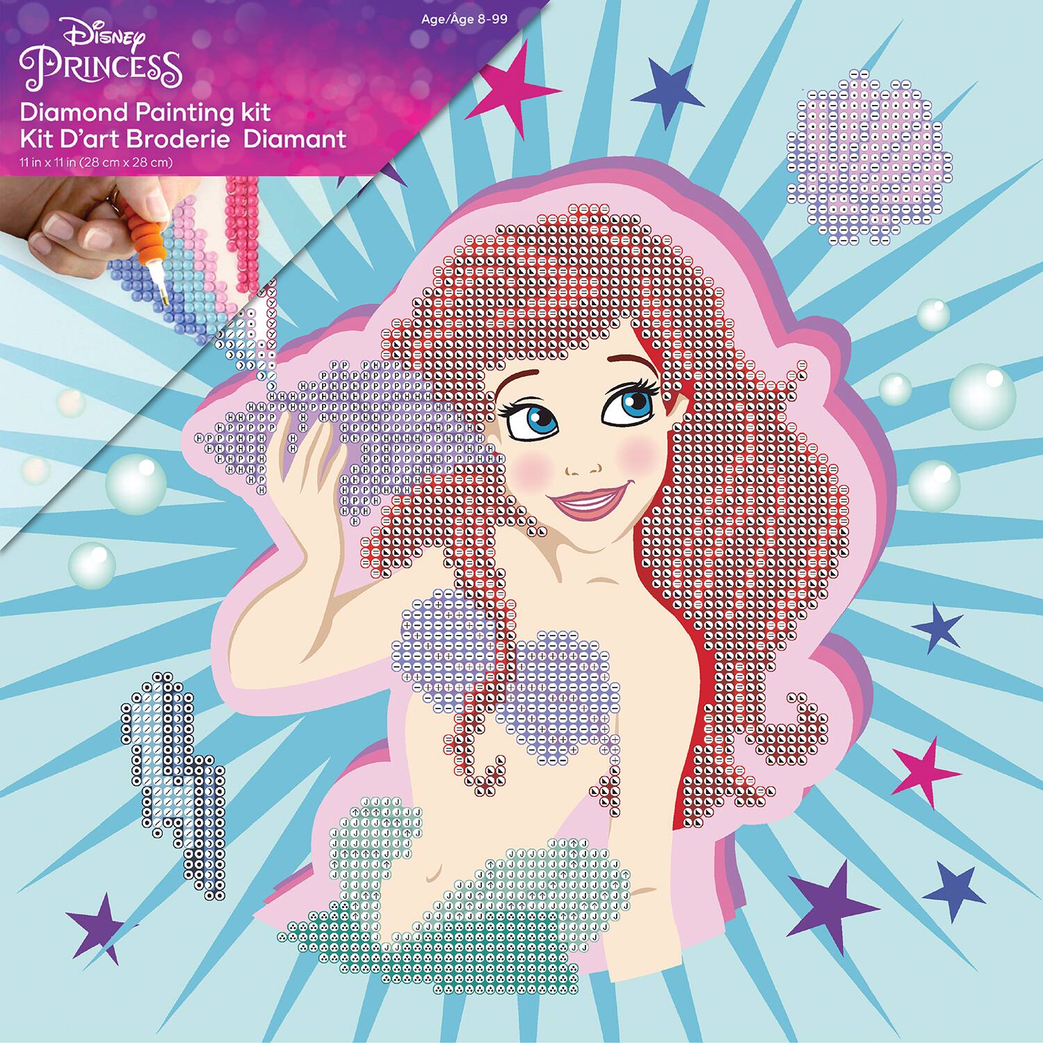 Camelot® Dots Intermediate Ariel Brave POW-ER Dotz Box Diamond Painting Kit