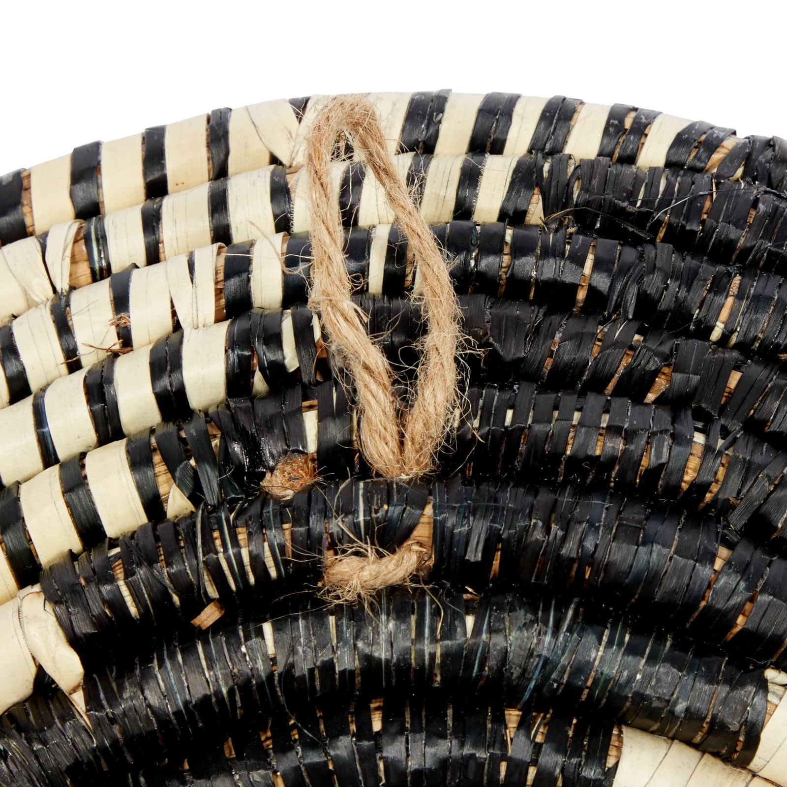 Set of 3 Black Wood Boho Style Wall Decor 20", 18", 15"