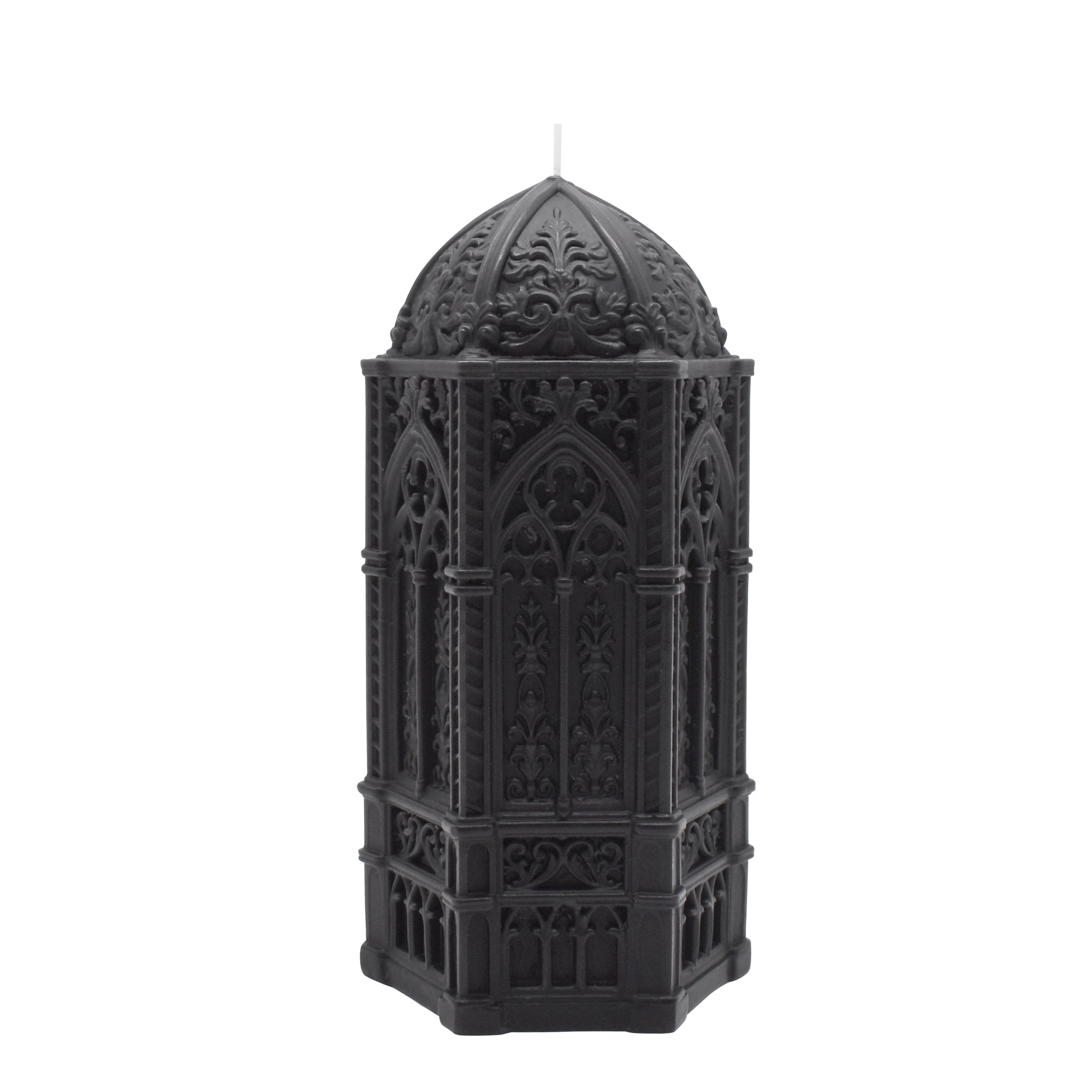 Black Cathedral Unscented Pillar Candle by Ashland®