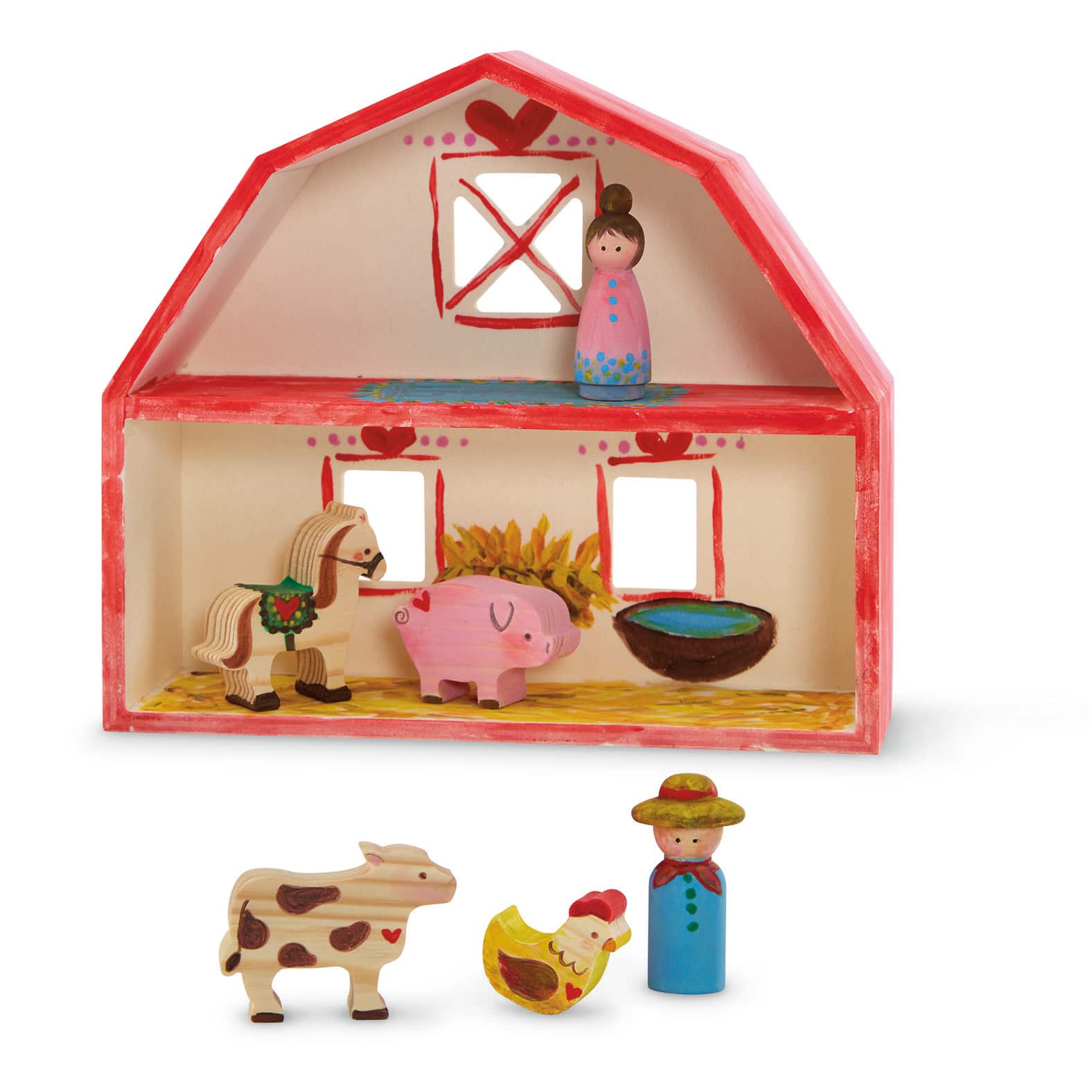 Wood Barn Kit by Creatology™