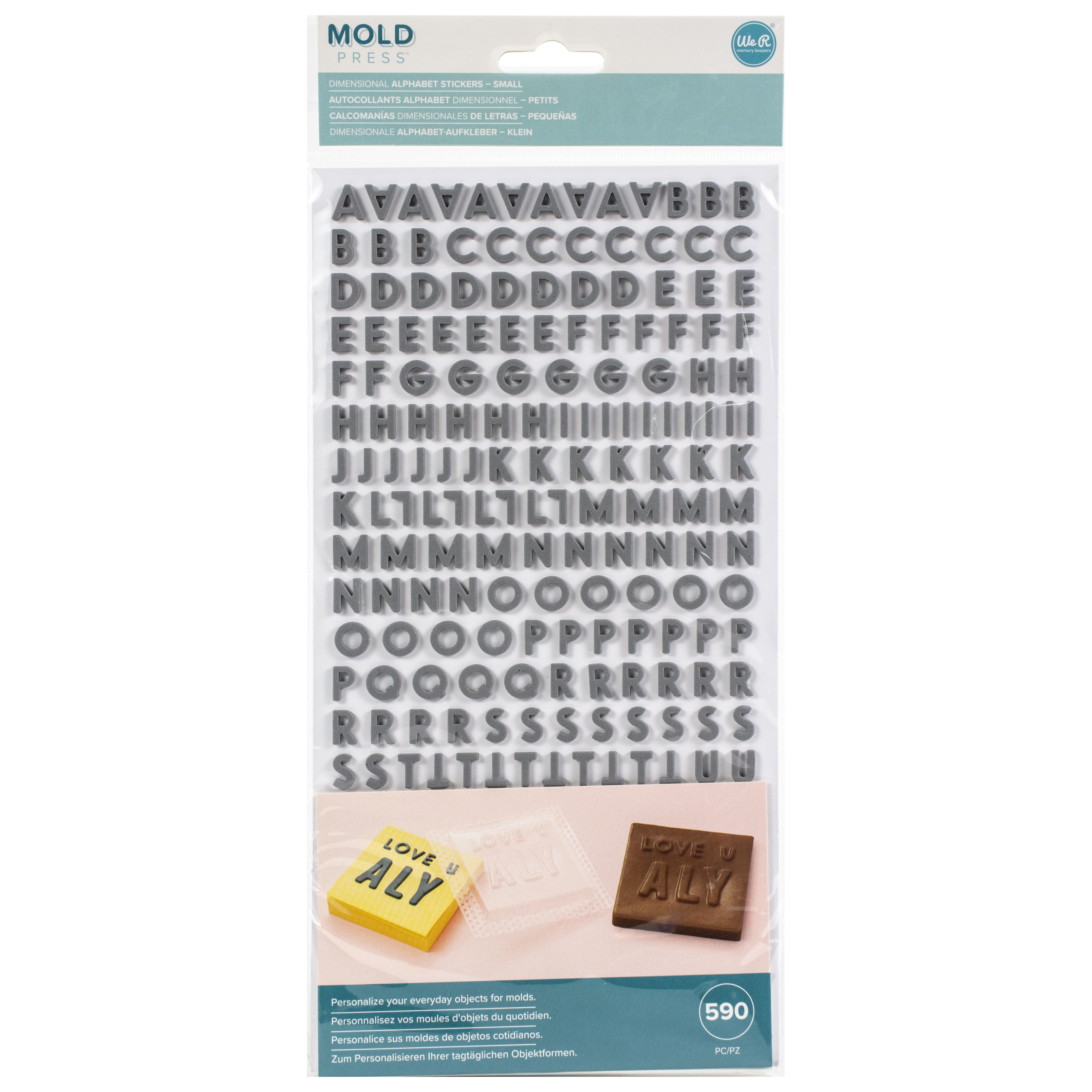 We R Memory Keepers® Mold Press™ Alpha Thickers