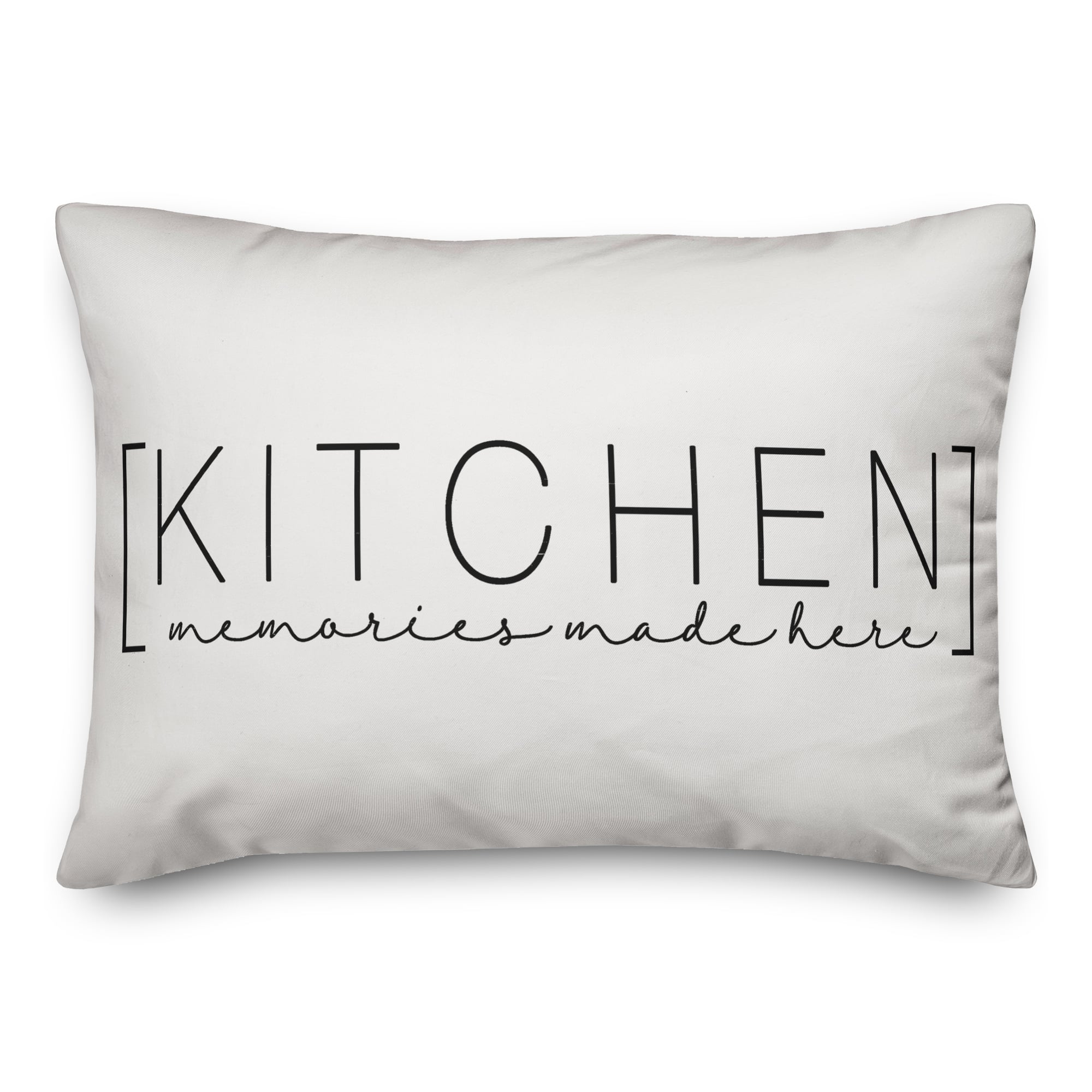 Kitchen Memories Made Here 20" x 14" Throw Pillow