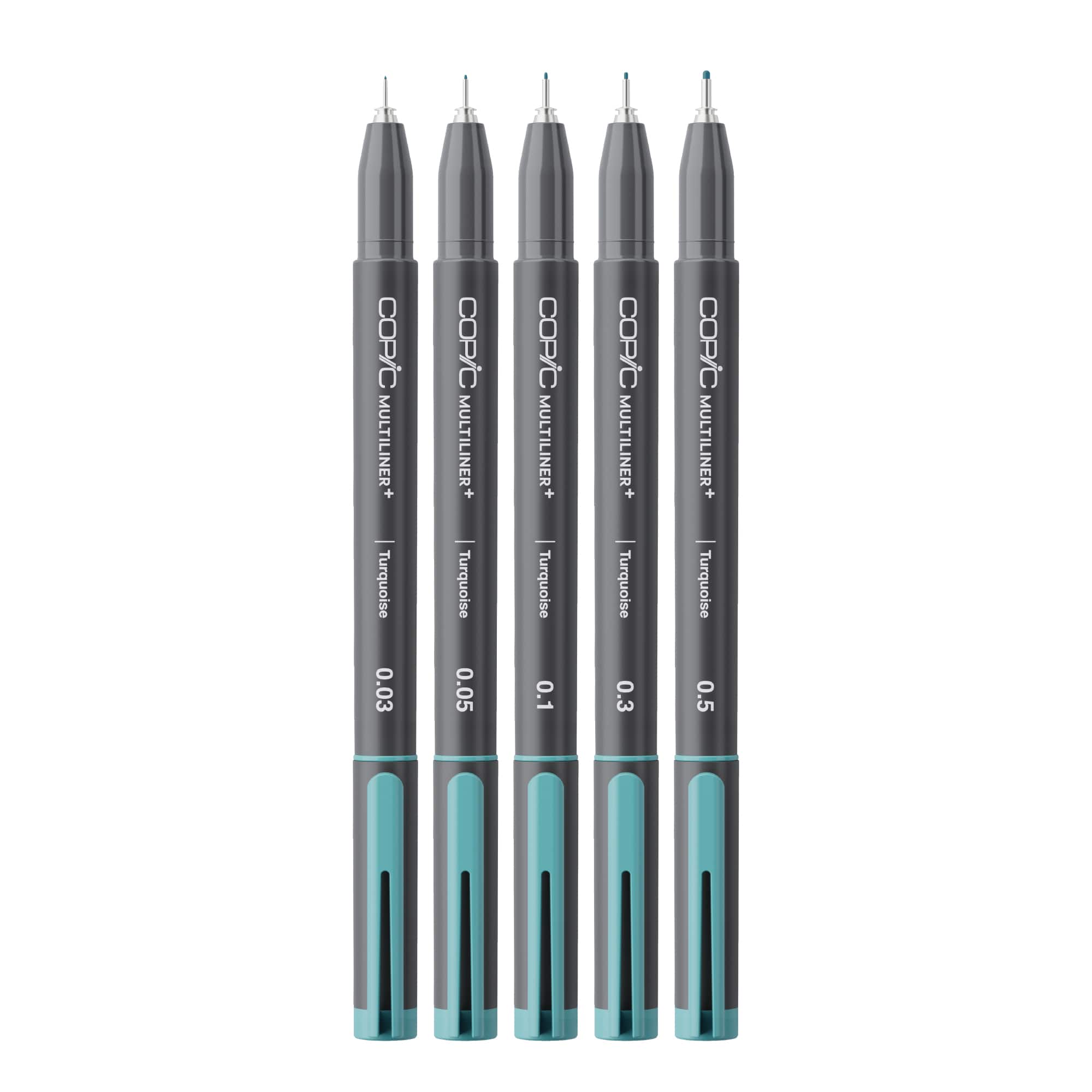 Copic® Multiliner+ Turquoise Pen Set