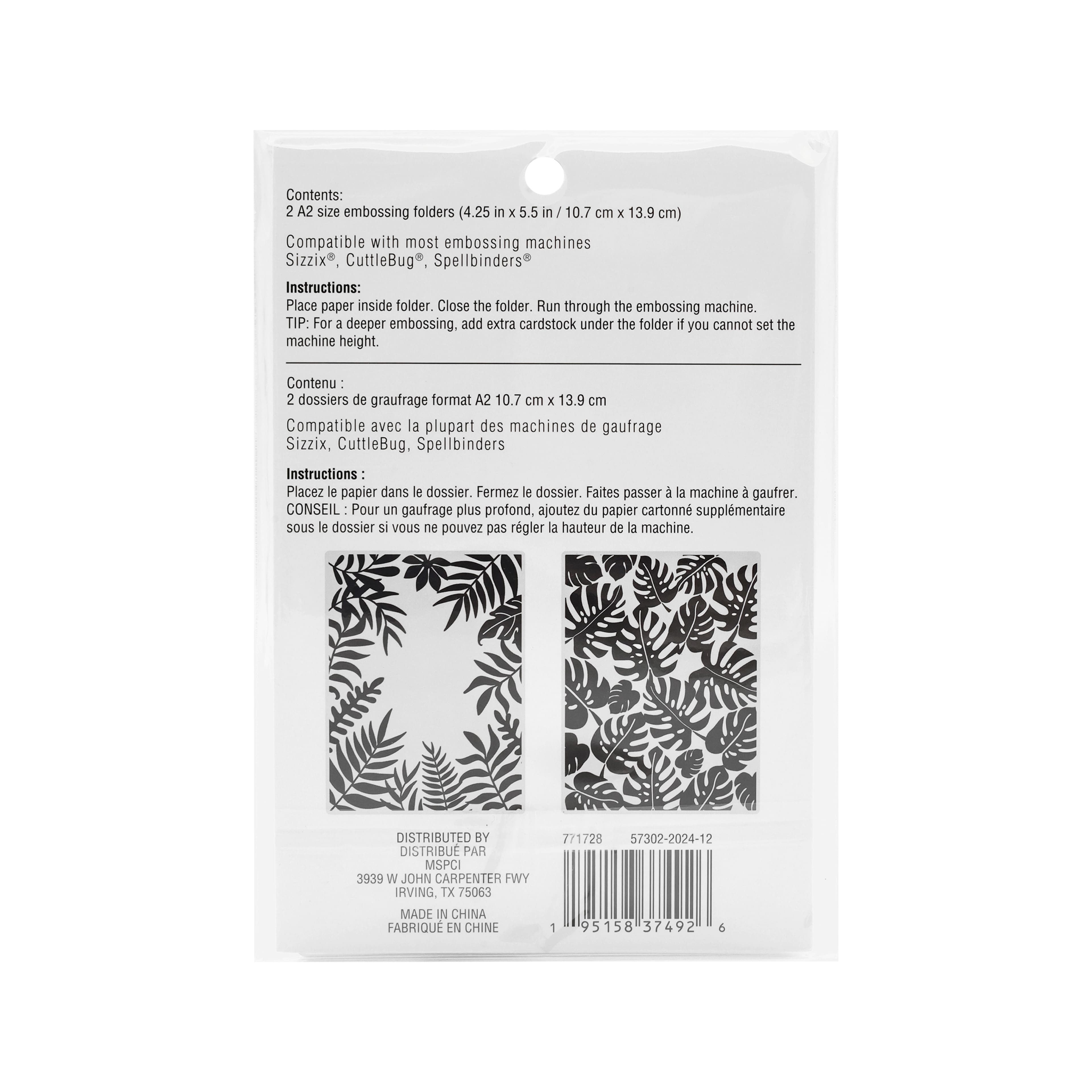 12 Pack: Leaves Embossing Folders Set by Recollections™
