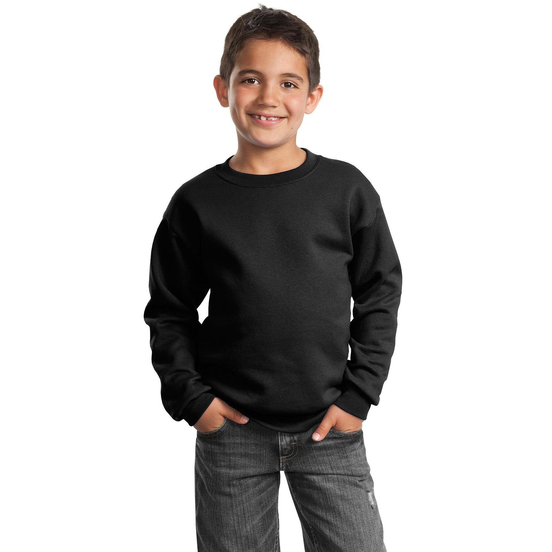 Port & Company® Youth Core Fleece Crewneck Sweatshirt