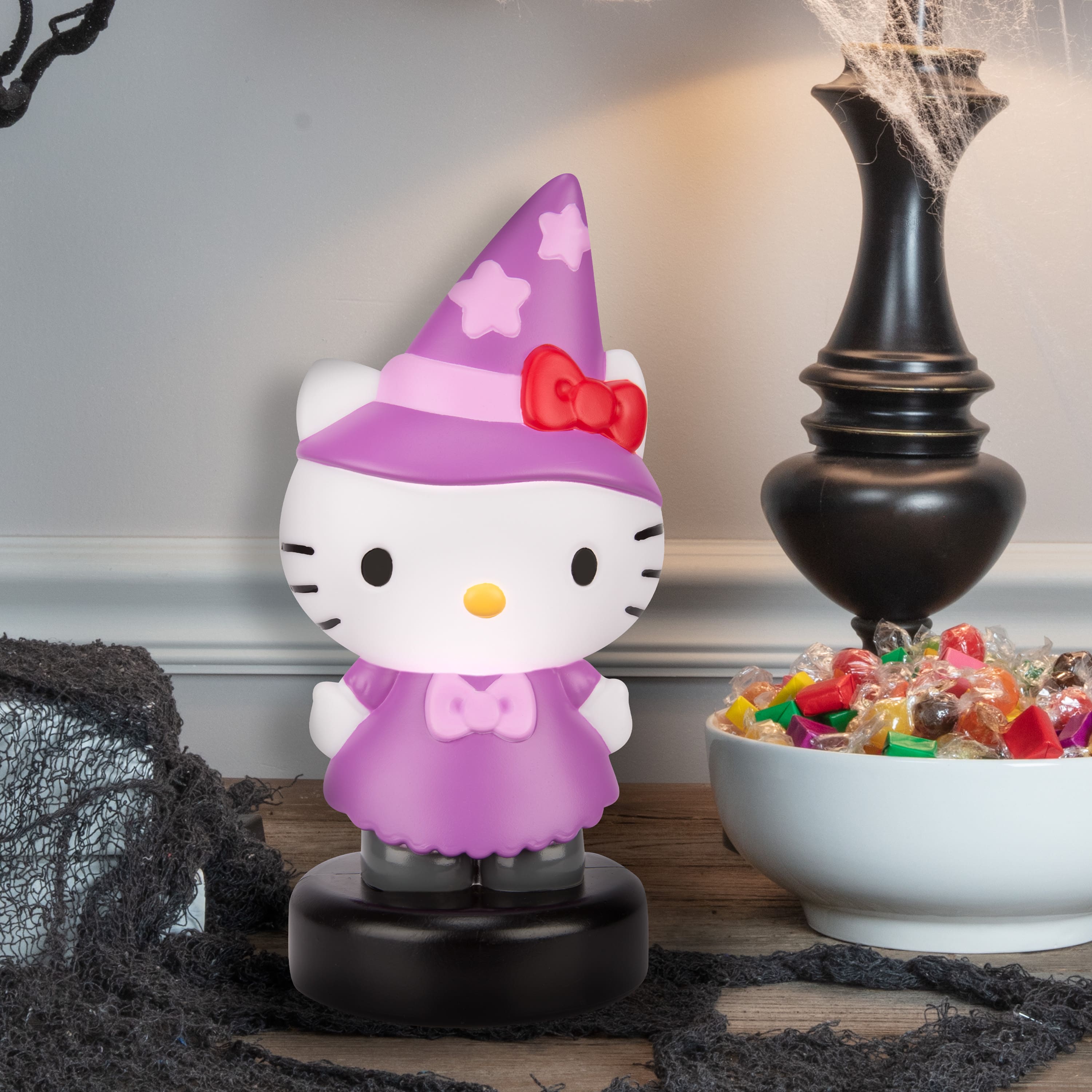 12" Hello Kitty Witch LED Blowmold