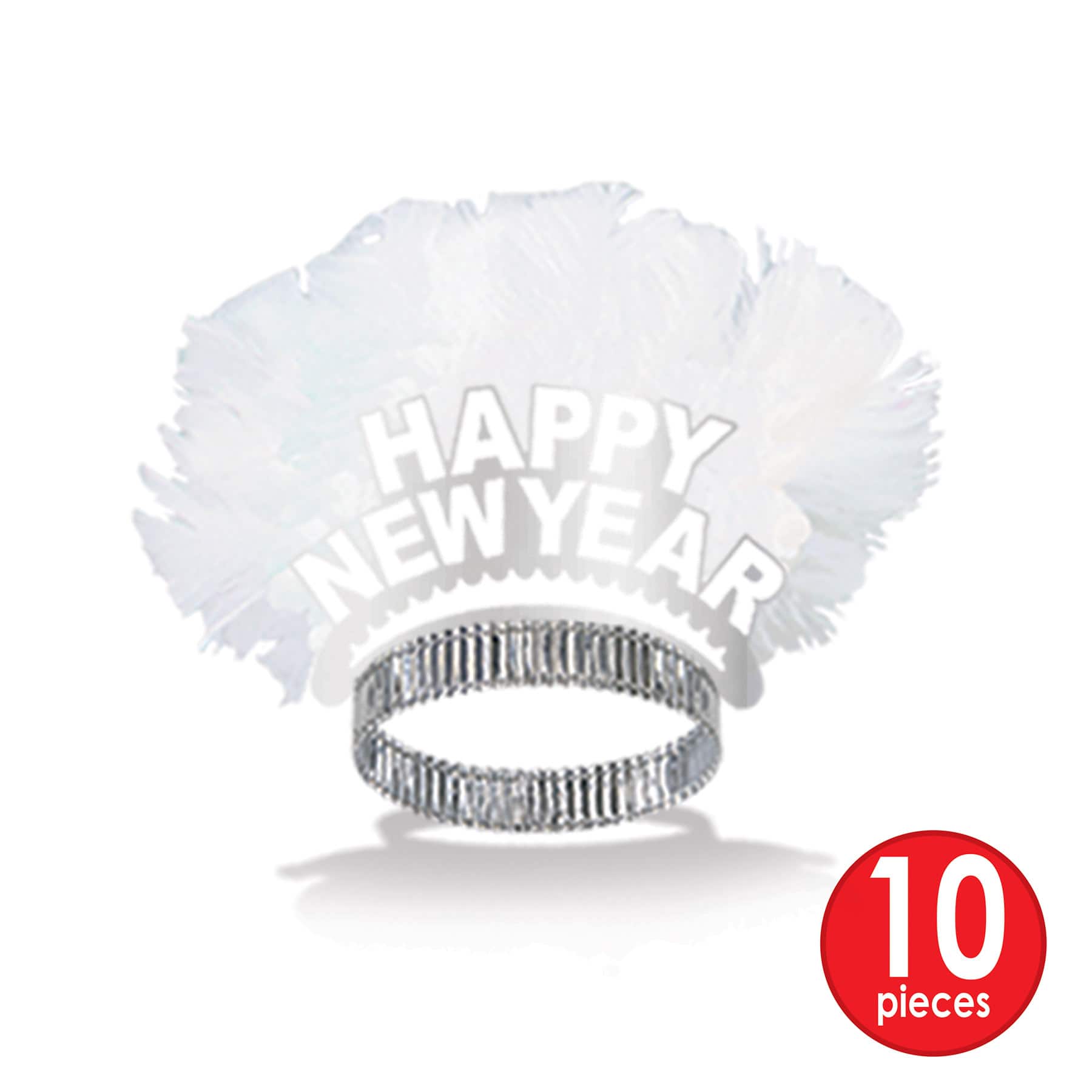 Beistle Silver & White New Year Chairman Party Favor Kit for 50