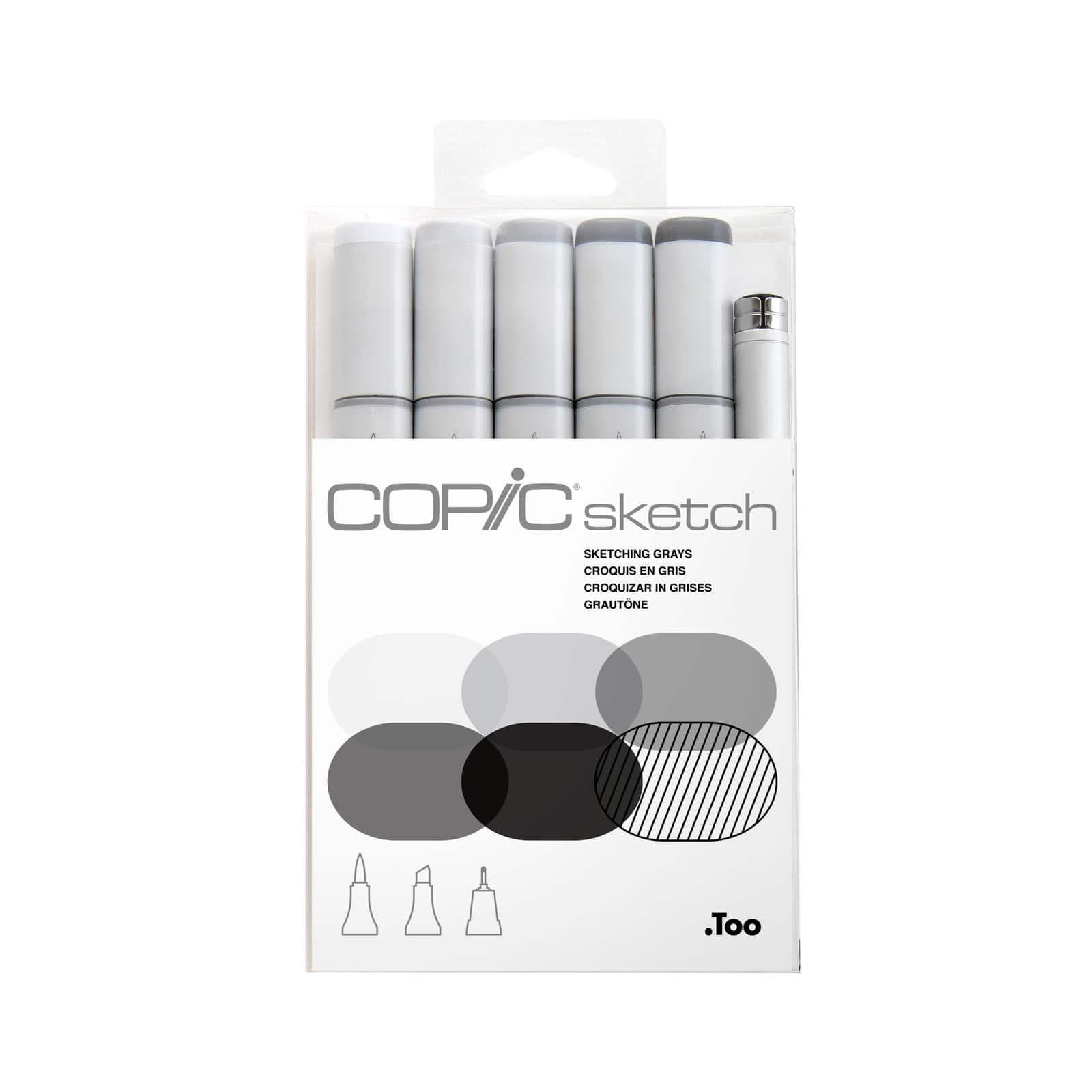Copic® Sketching Grays Sketch Marker Set