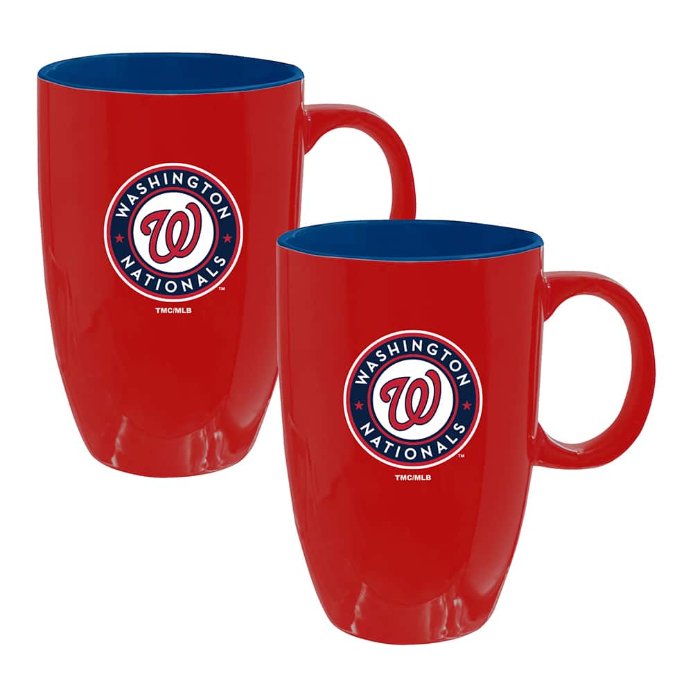 The Memory Company MLB 20oz. Ceramic Team Color Tall Mugs, 2ct.