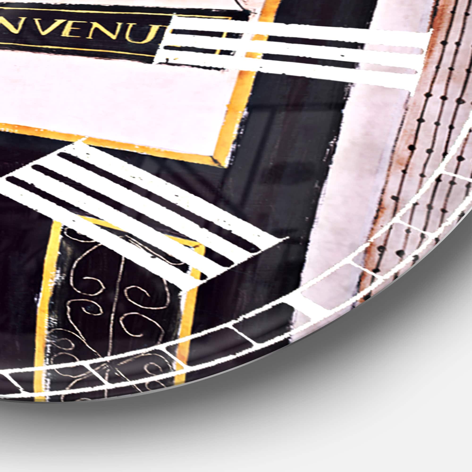 Designart 'Paris Diva Shoes Painting Traditional Wall Clock