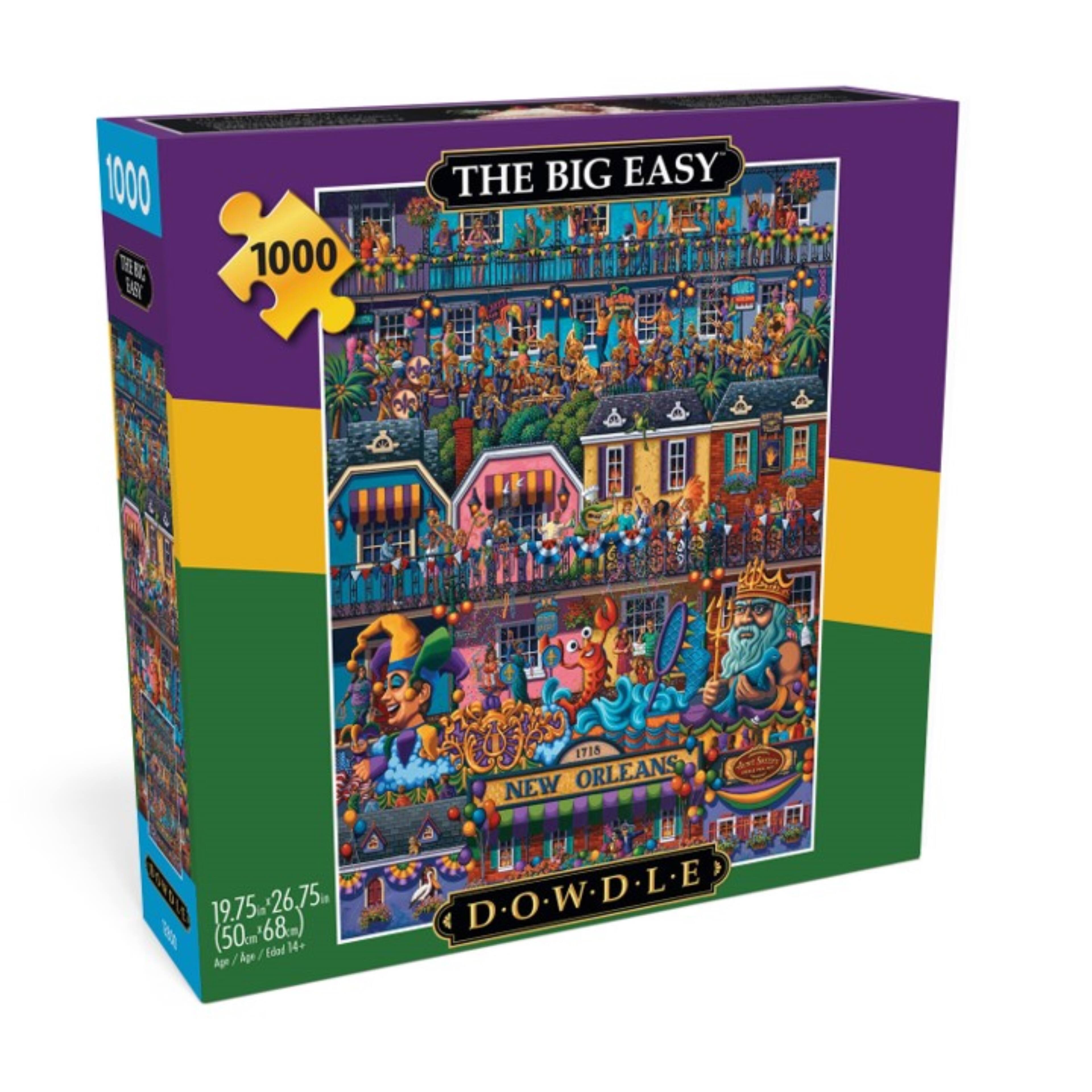 Assortiment de casse-têtes avec image de Dowdle de 1000 pièces