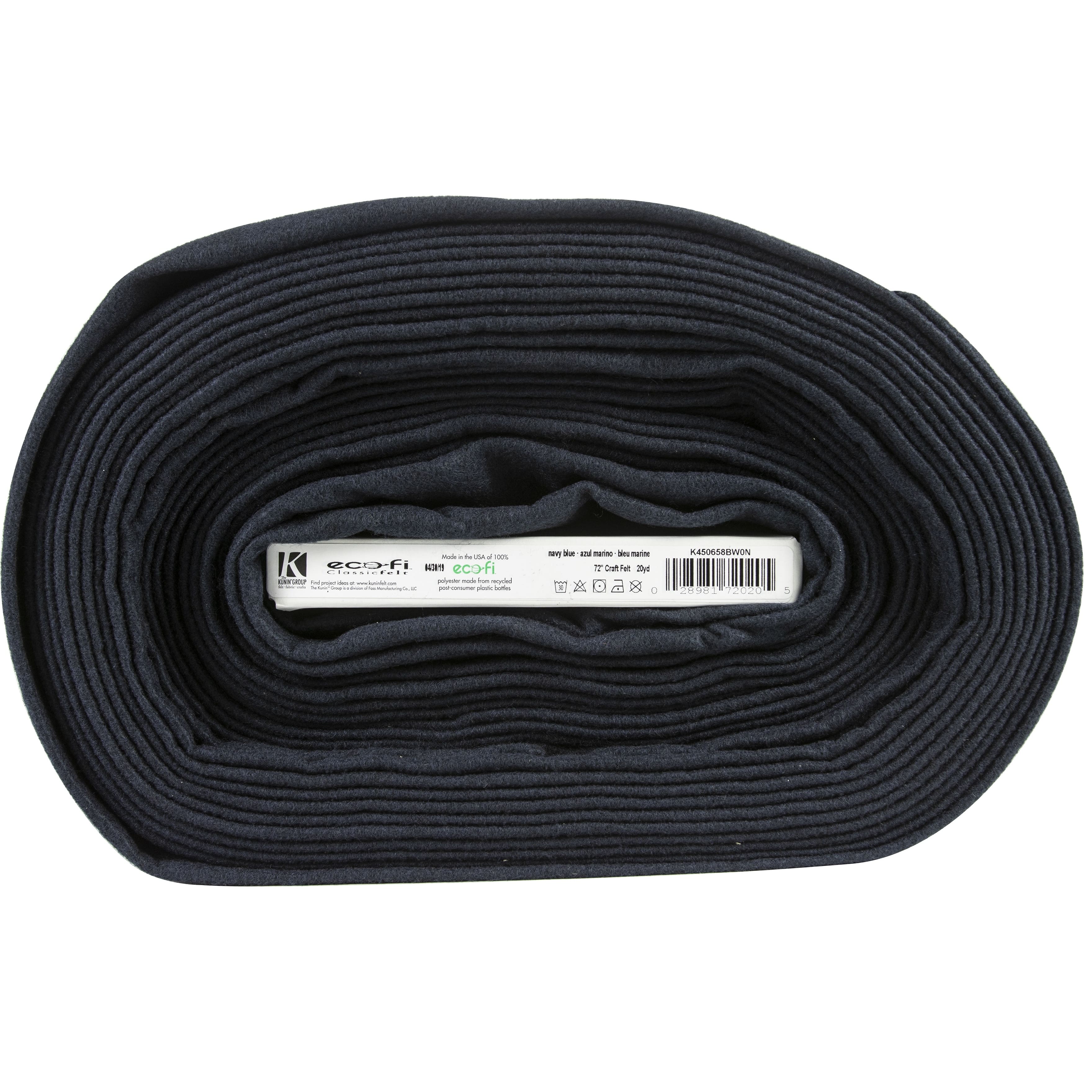 Kunin Rainbow Classic Navy Blue Felt Bolt, 72" x 20yd.