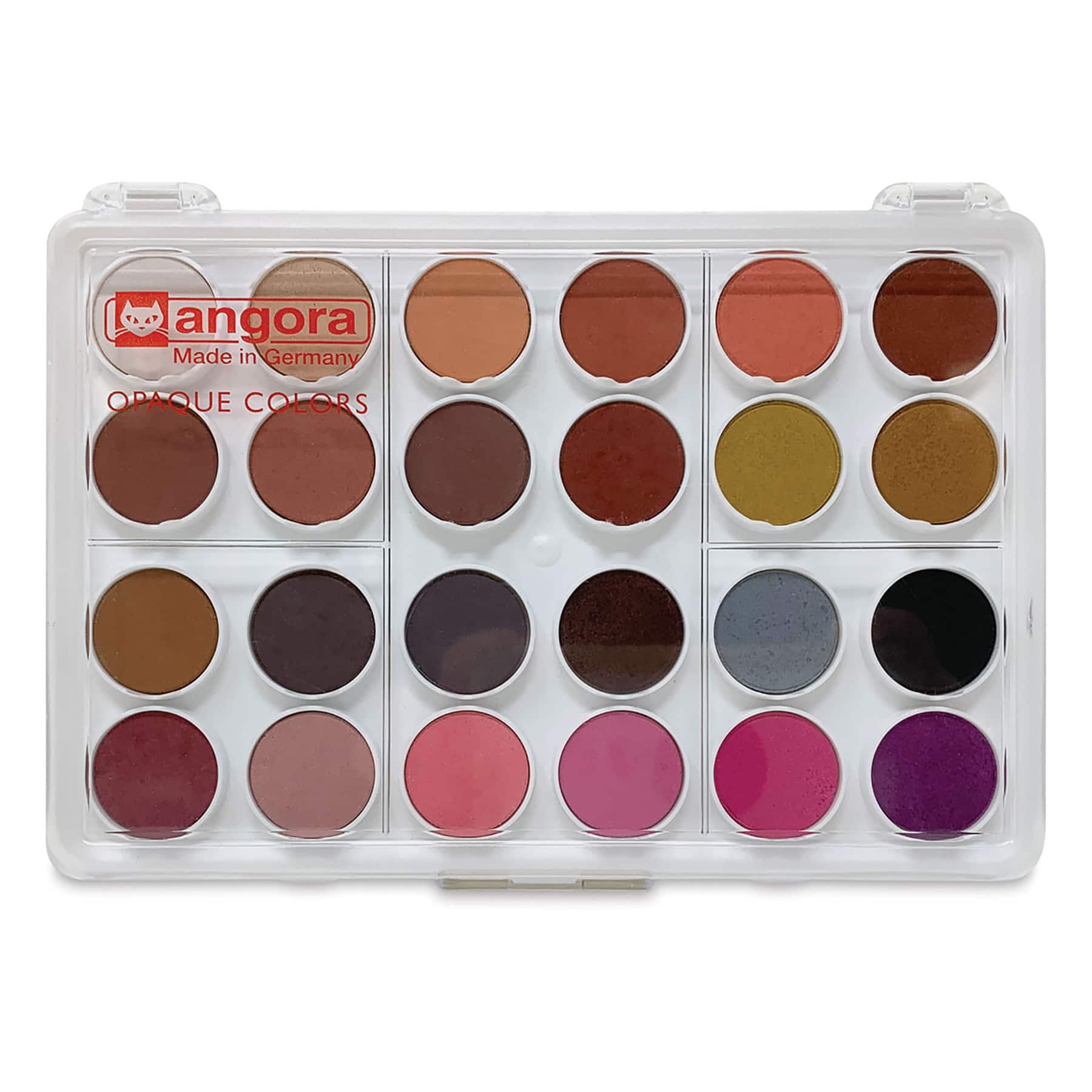 Angora 24 Inclusive Skin Tone Opaque Watercolor Pan Set