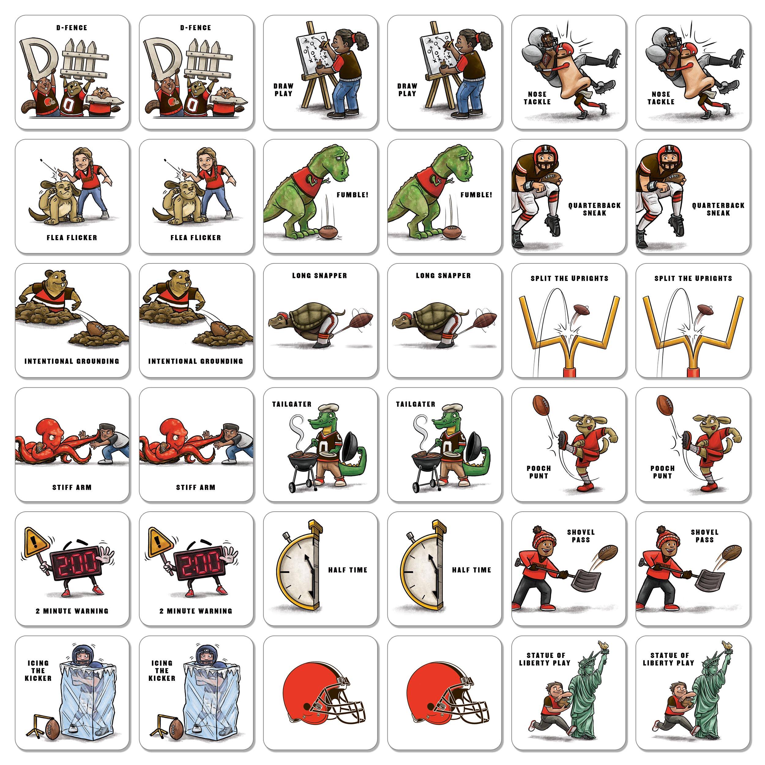 NFL Memory Match Game