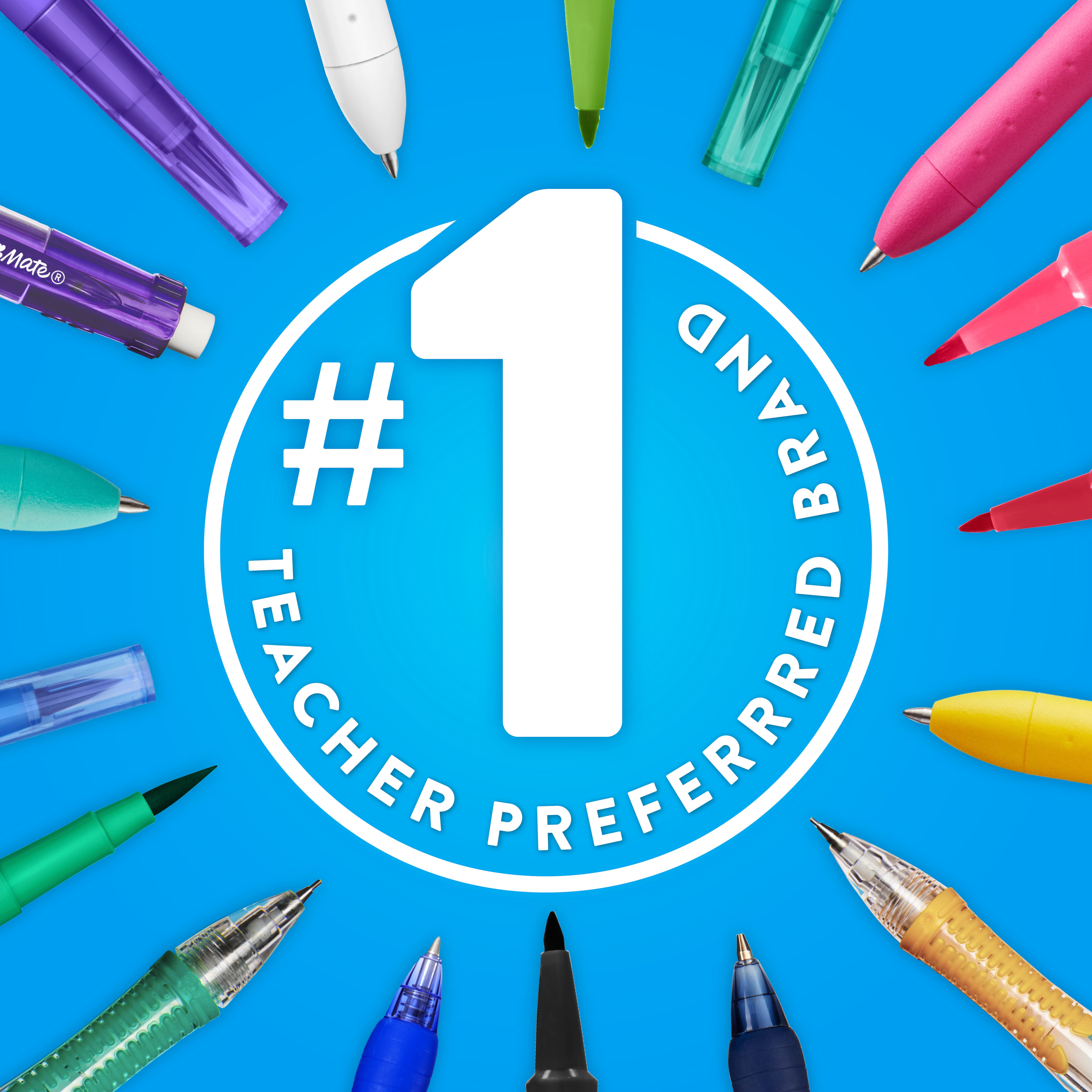 Paper Mate® Flair® Felt Tip Pen Set, 6 Color Candy Pop