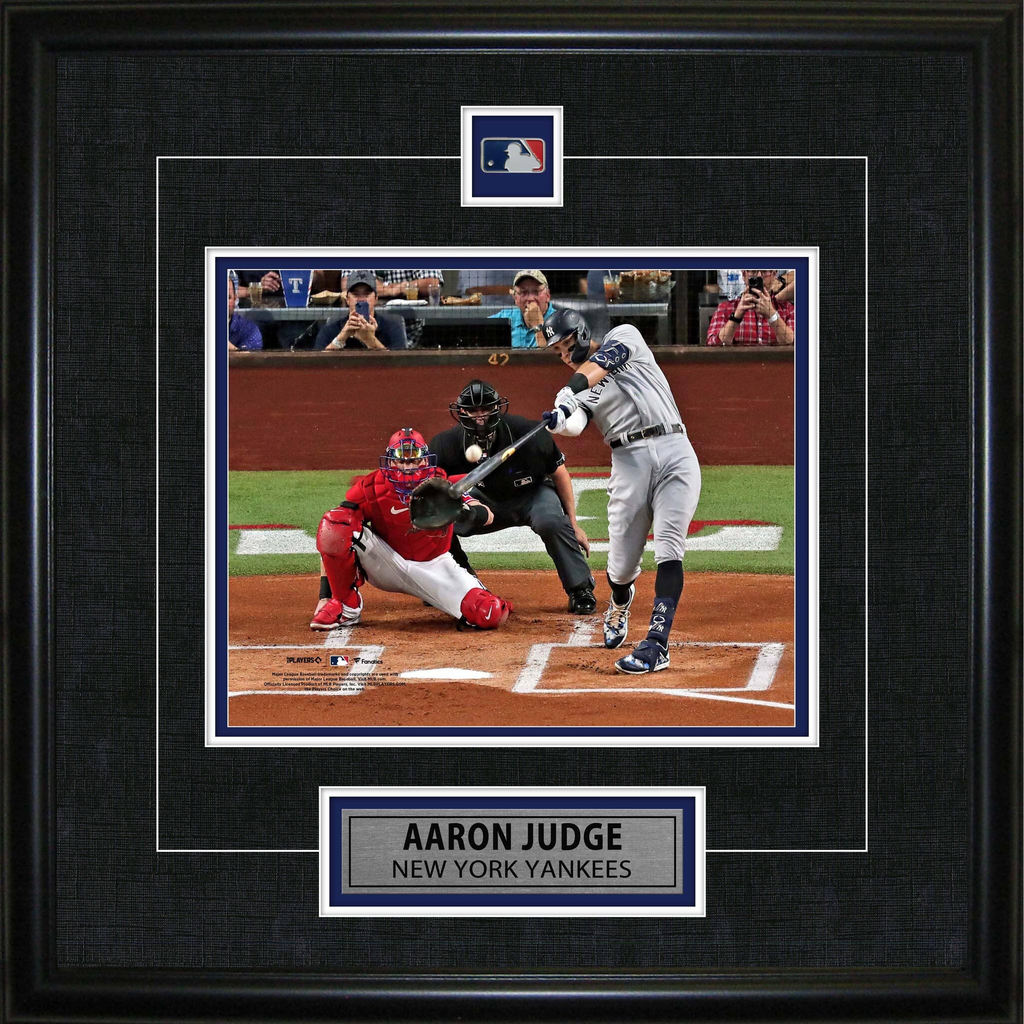 Aaron Judge Framed Pin & Plate Yankees 18" x 18"
