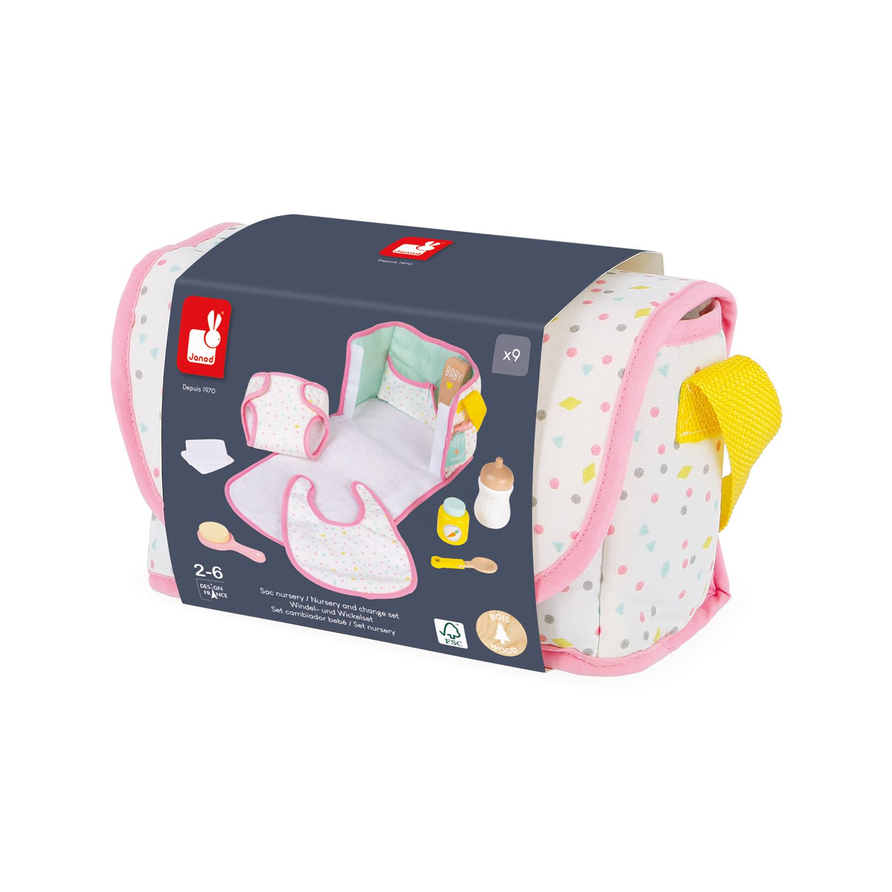 Janod® Toy Nursery & Changing Toy Set