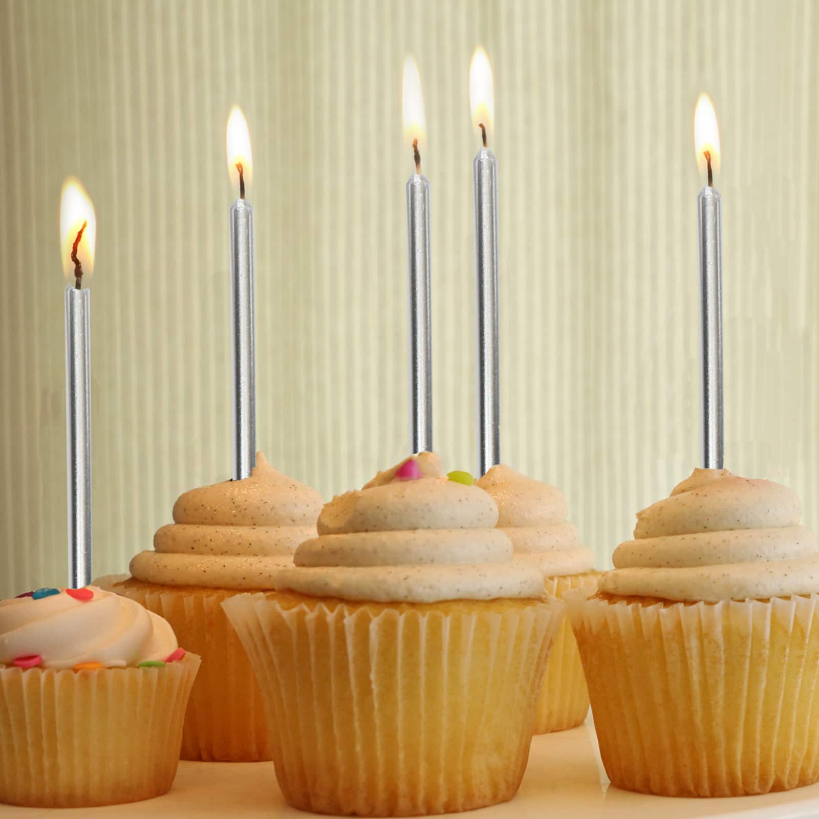 12 Packs: 12 ct. (144 total) Metallic Candles by Celebrate It®