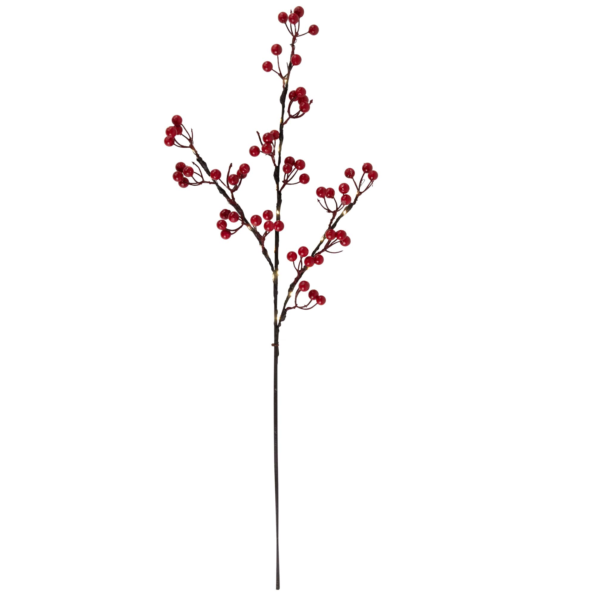 Northlight 29" Red Berries Lighted Christmas Spray | Michaels®